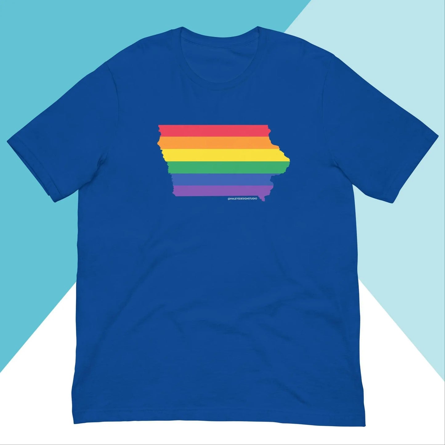 Iowa Pride Rainbow LGBTQIA+ Unisex Shirt North Owl Apparel