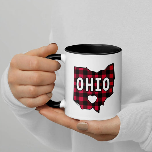 Ohio Buffalo Plaid Mug North Owl Apparel