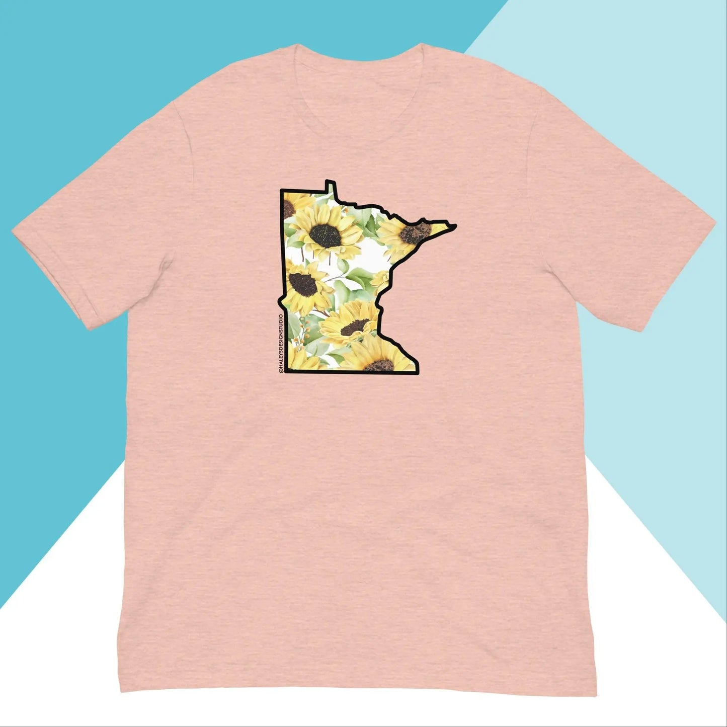 Watercolor Sunflower Minnesota Unisex Shirt North Owl Apparel