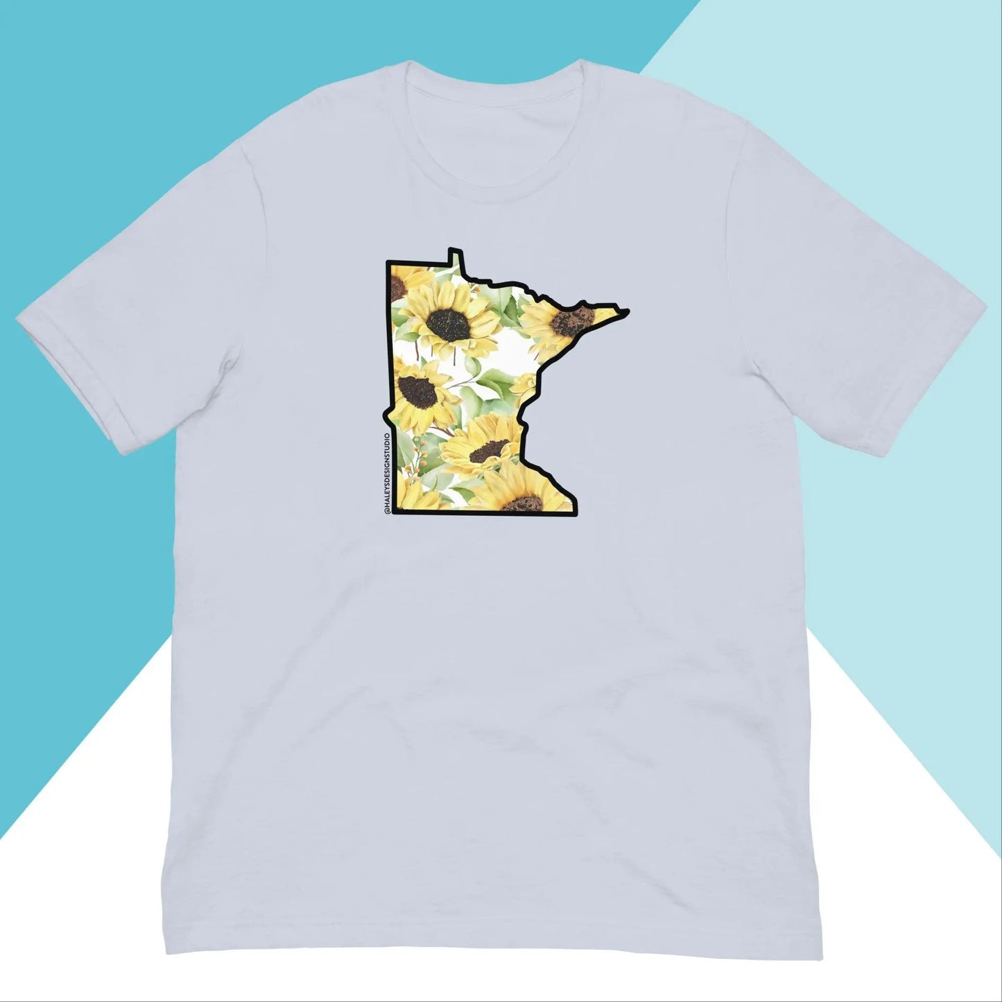 Watercolor Sunflower Minnesota Unisex Shirt North Owl Apparel