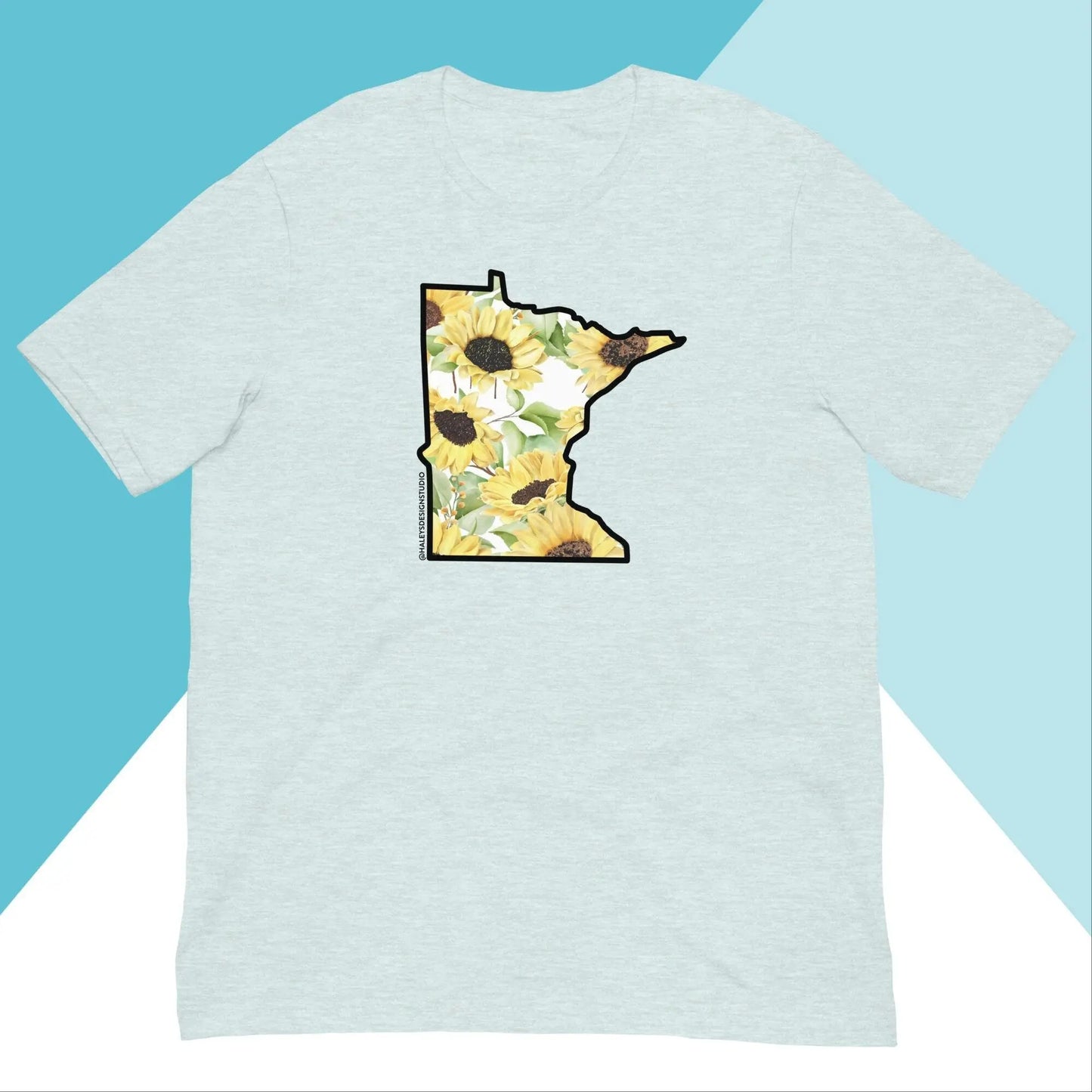 Watercolor Sunflower Minnesota Unisex Shirt North Owl Apparel