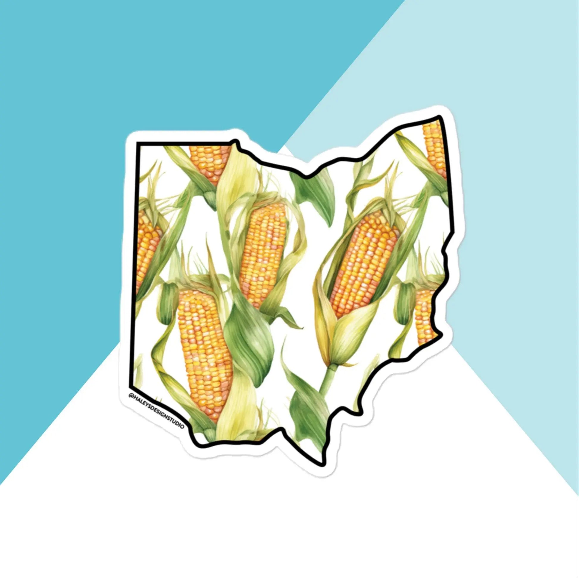 Ohio Sweet Corn Cob Vinyl Sticker North Owl Apparel