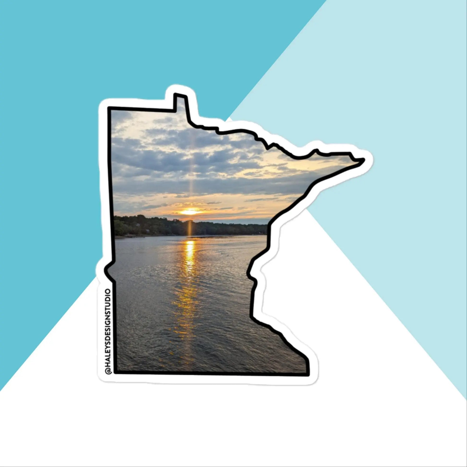 Minnesota Sunset Vinyl Sticker North Owl Apparel