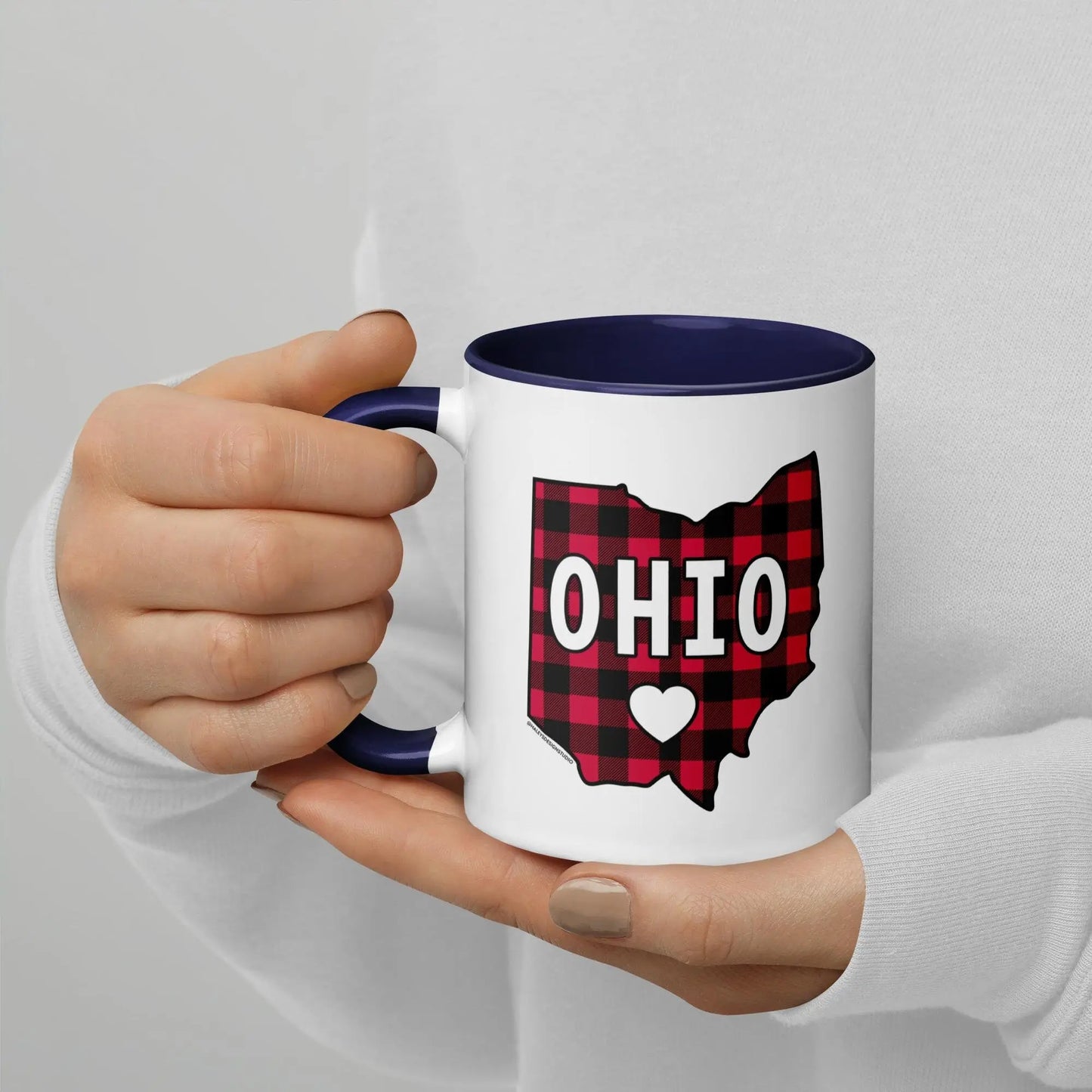 Ohio Buffalo Plaid Mug North Owl Apparel