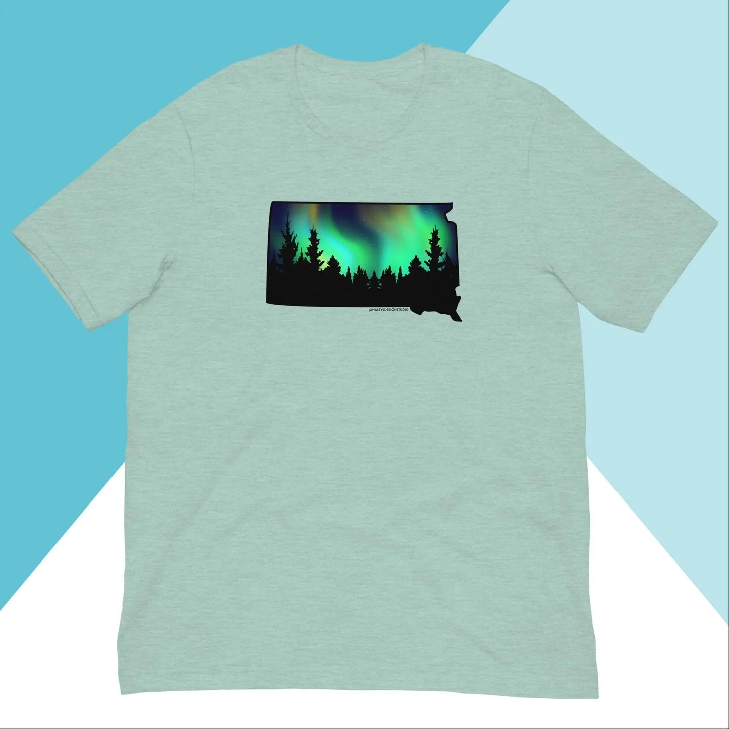 South Dakota Northern Lights Unisex Shirt North Owl Apparel
