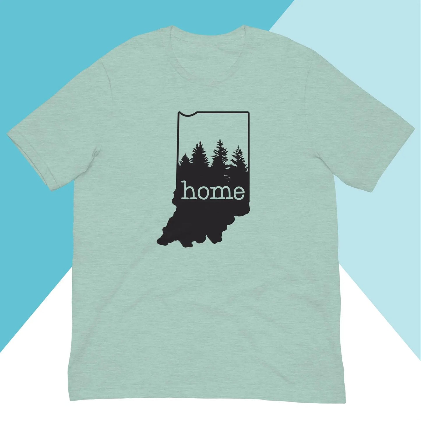 Indiana Home Pine Trees Unisex Shirt North Owl Apparel