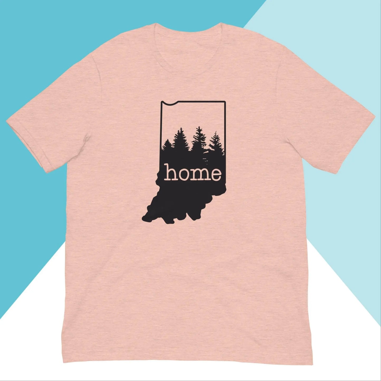 Indiana Home Pine Trees Unisex Shirt North Owl Apparel