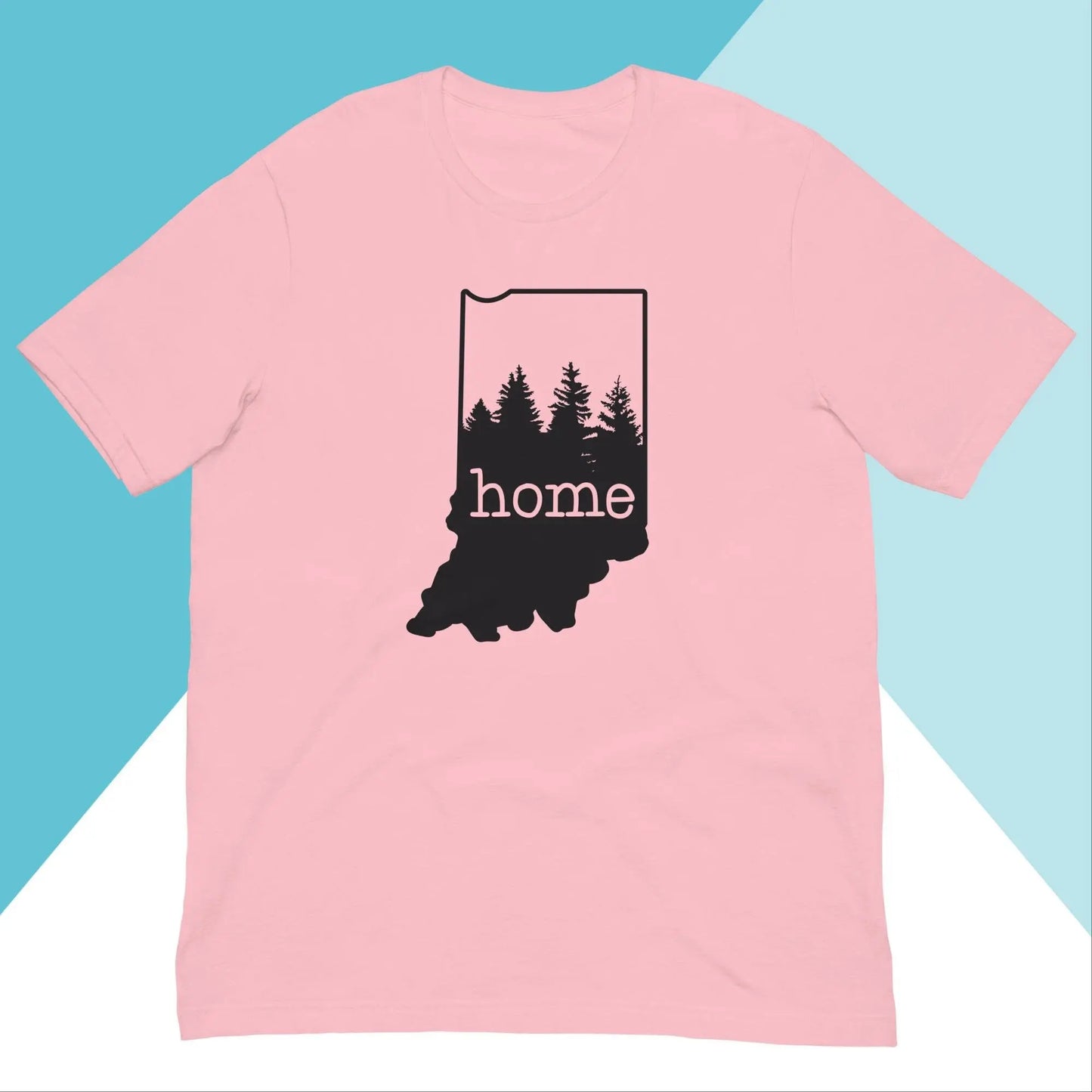 Indiana Home Pine Trees Unisex Shirt North Owl Apparel