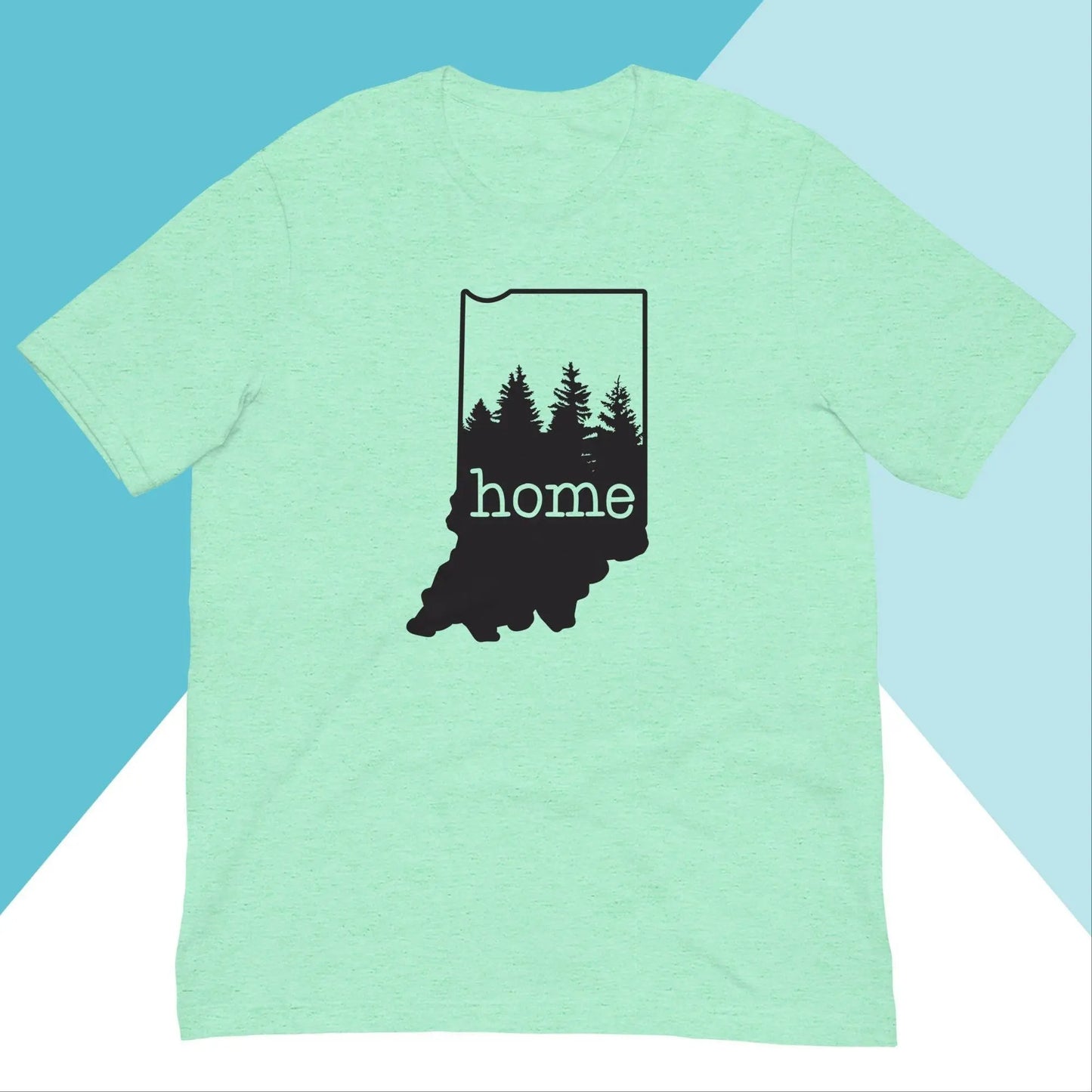 Indiana Home Pine Trees Unisex Shirt North Owl Apparel