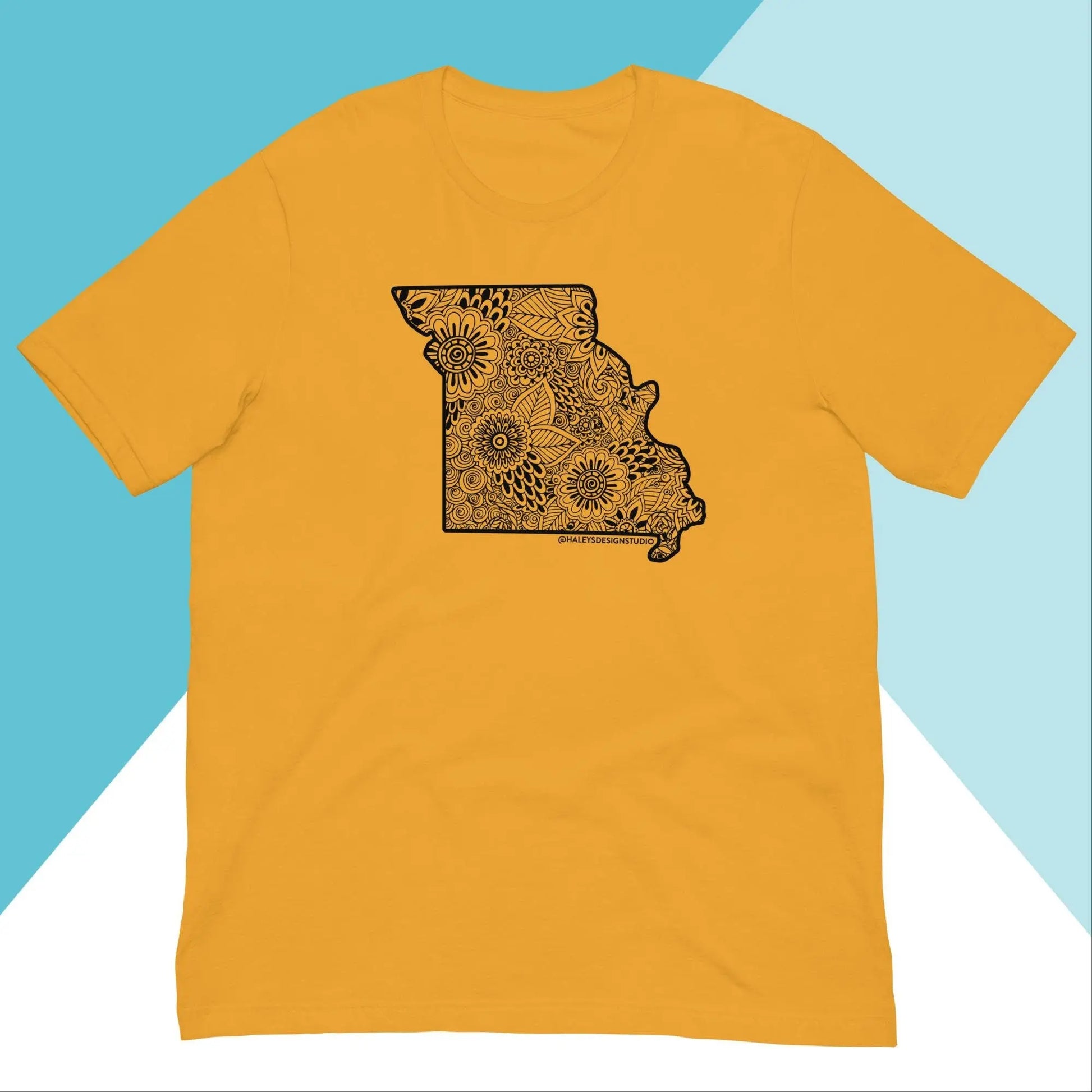 Missouri Floral Mandala Unisex Shirt North Owl Apparel