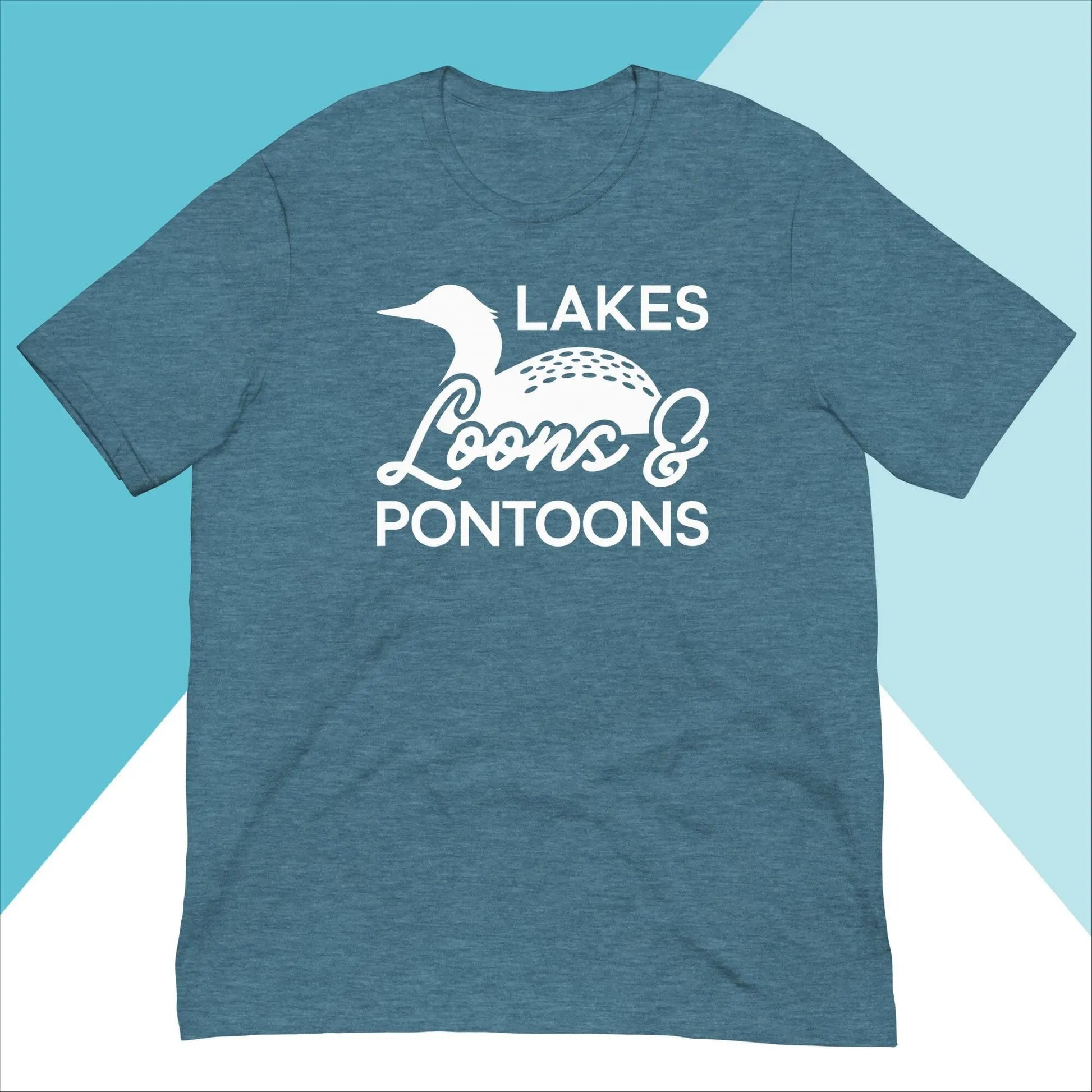 Lakes, Loons, & Pontoons Unisex Shirt North Owl Apparel