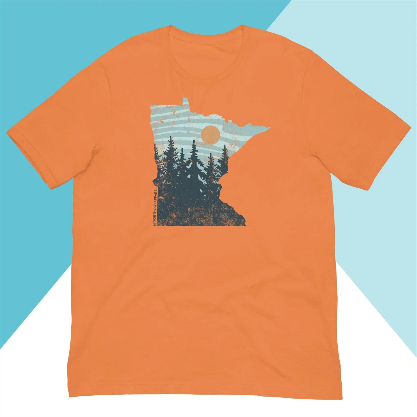 Minnesota Pastel Pine Trees Unisex Shirt North Owl Apparel