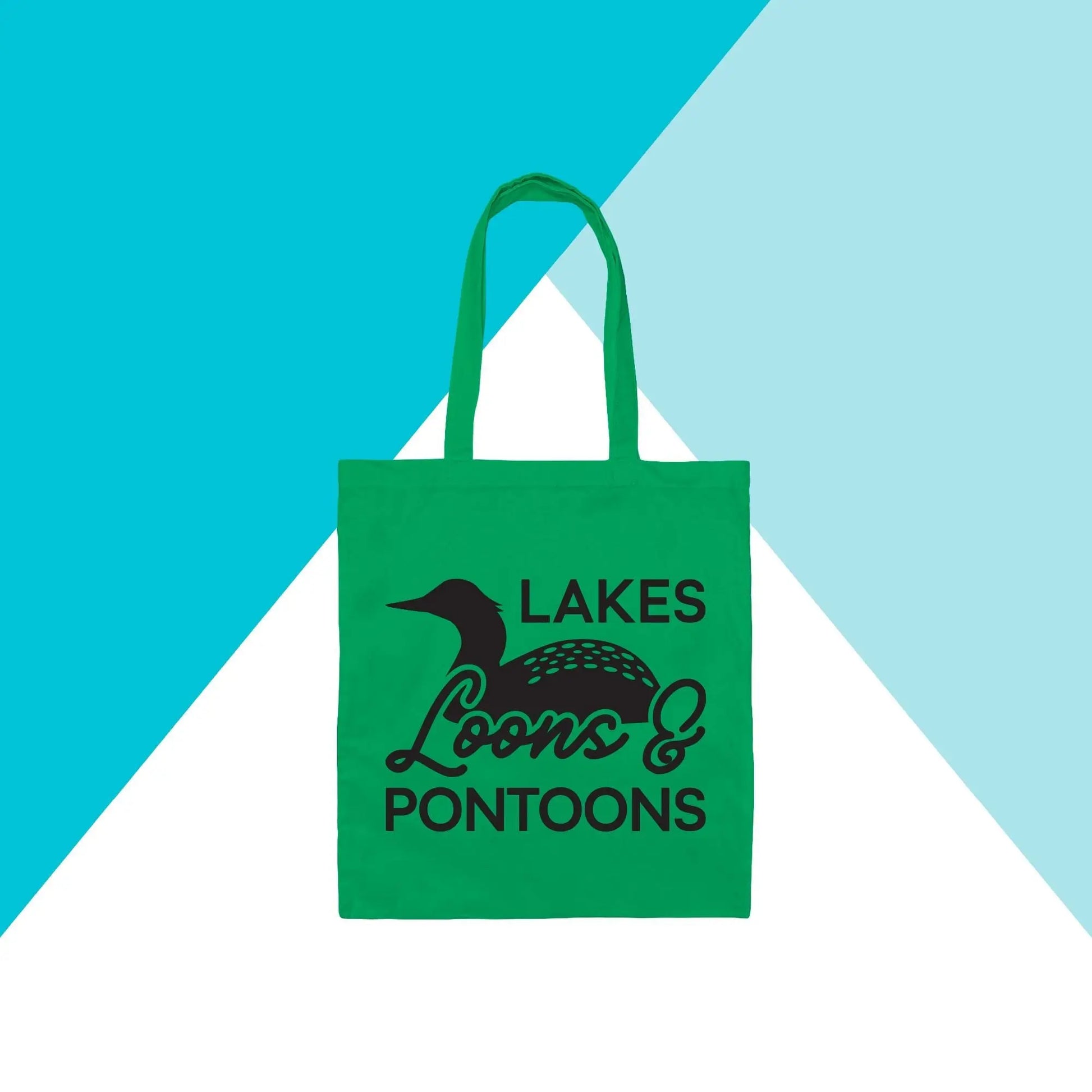 Lakes, Loons, & Pontoons Tote Bag North Owl Apparel