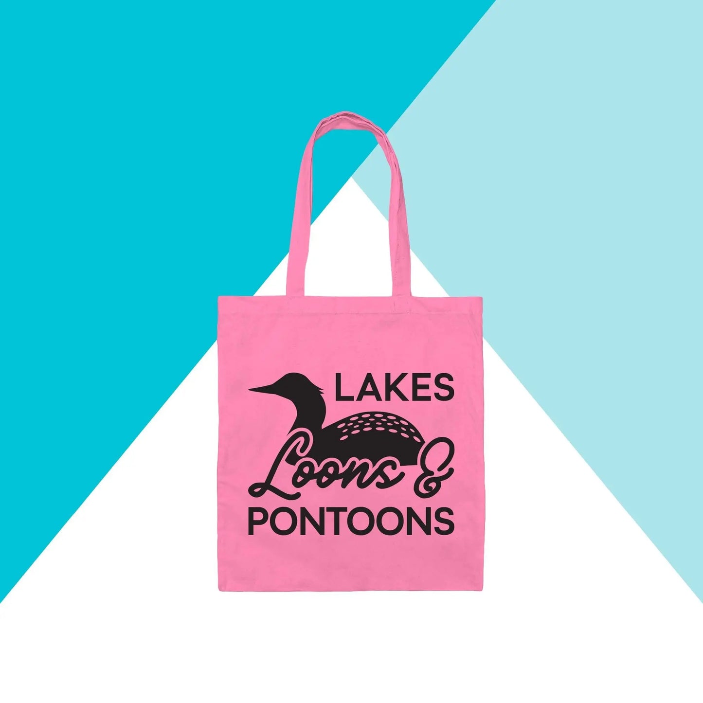 Lakes, Loons, & Pontoons Tote Bag North Owl Apparel