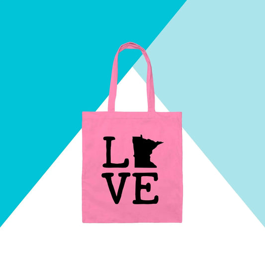 Minnesota Love Tote Bag North Owl Apparel