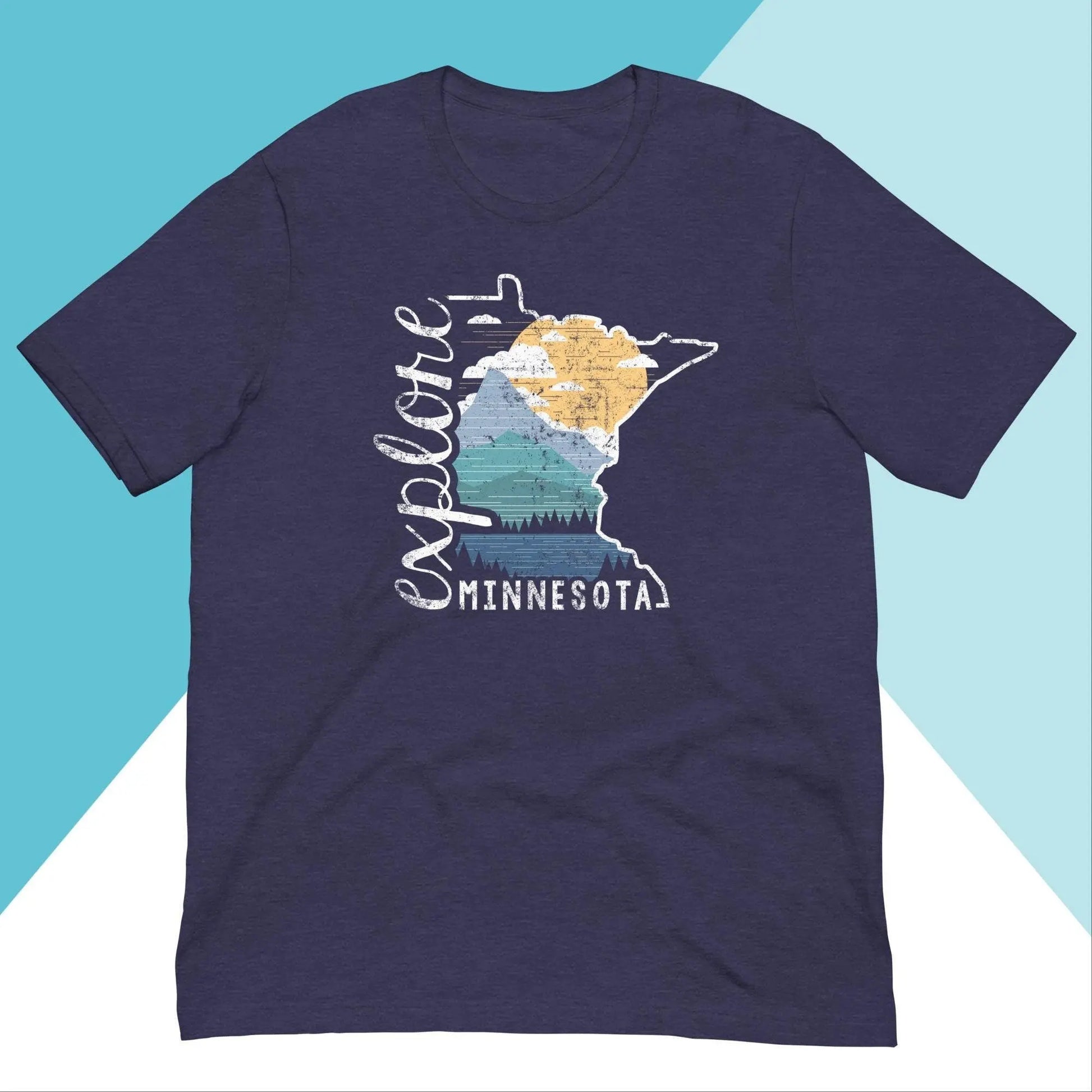 Explore Minnesota Distressed Unisex Shirt North Owl Apparel
