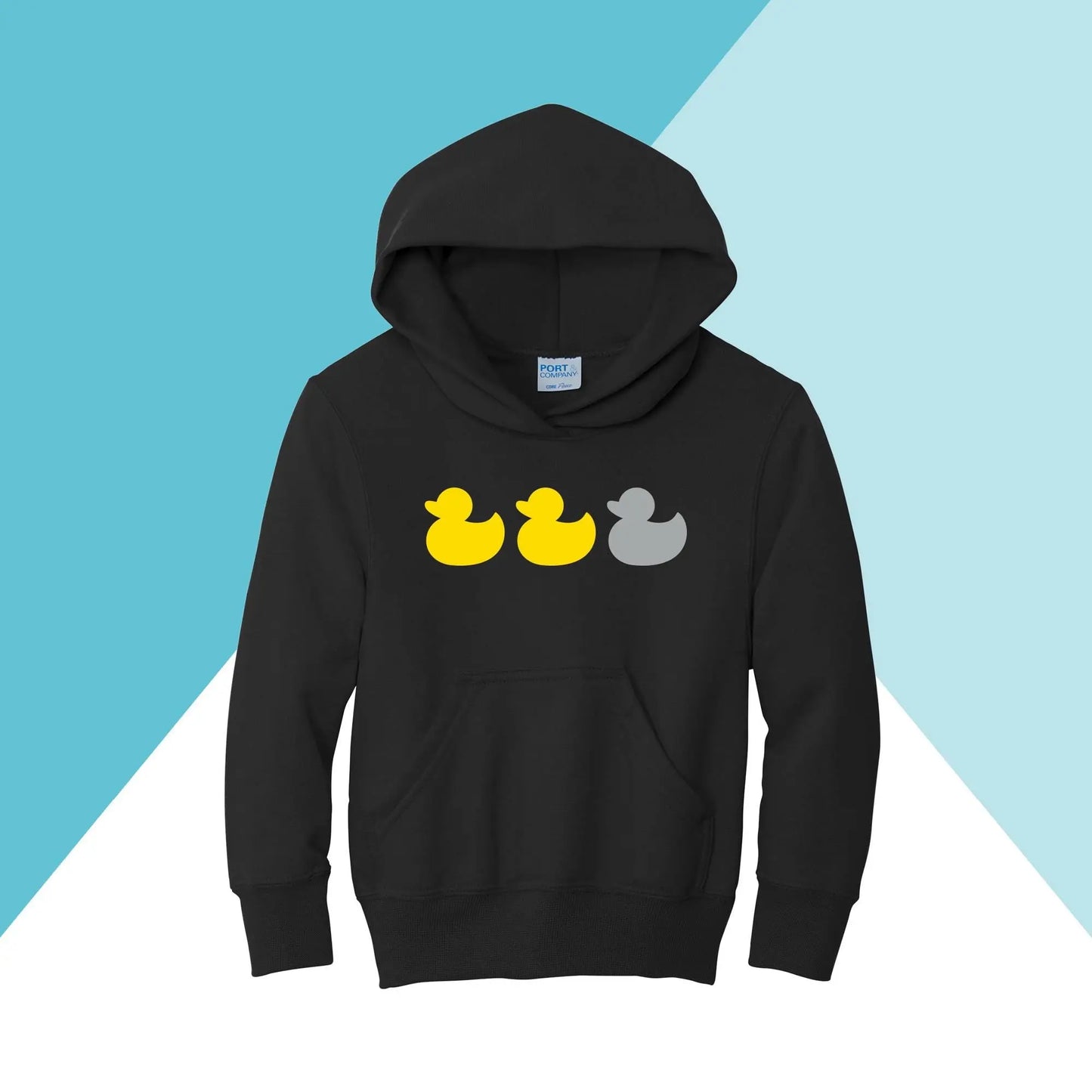 Duck Duck Grey Duck Youth Hoodie Sweatshirt North Owl Apparel