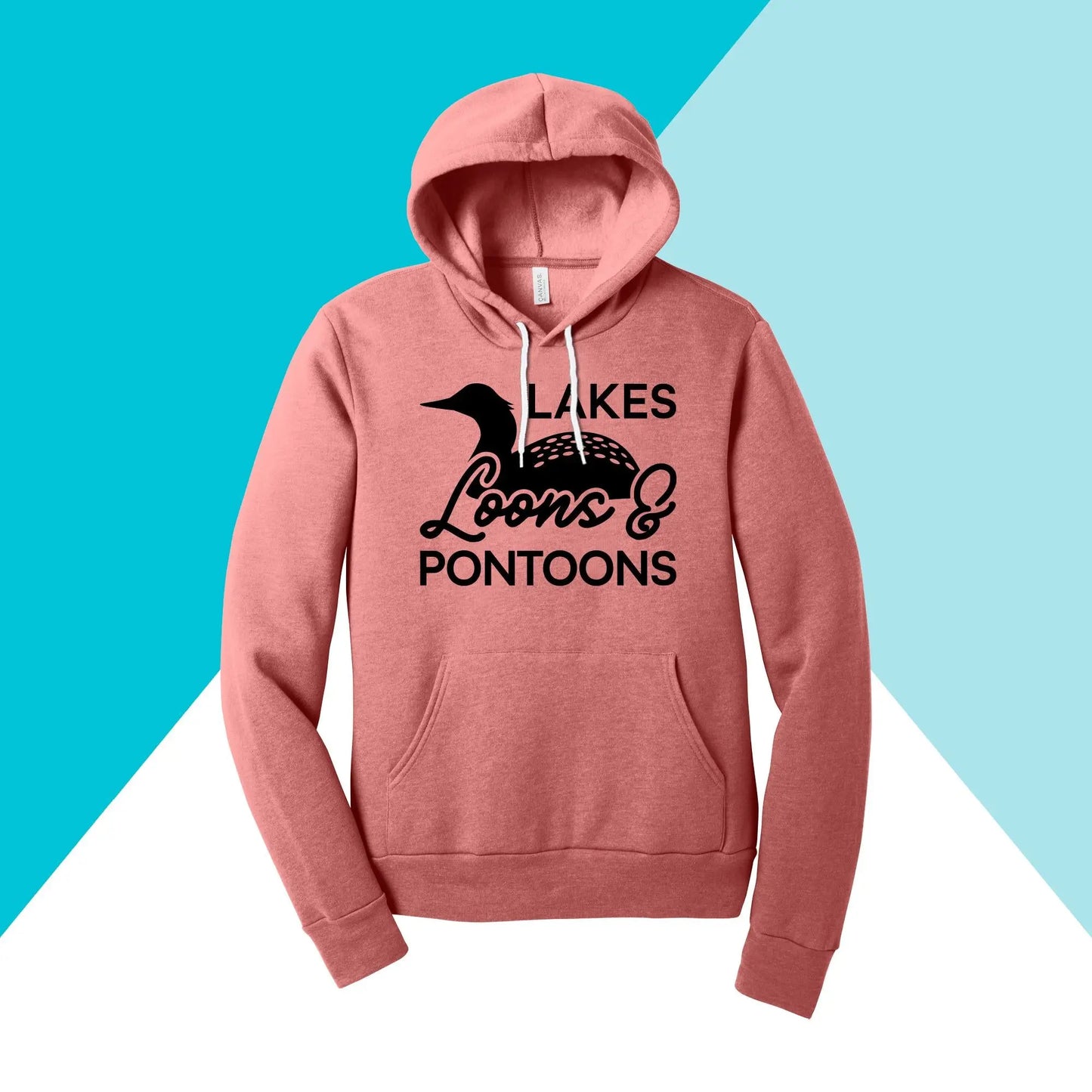 Lakes, Loons, & Pontoons Unisex Hoodie North Owl Apparel