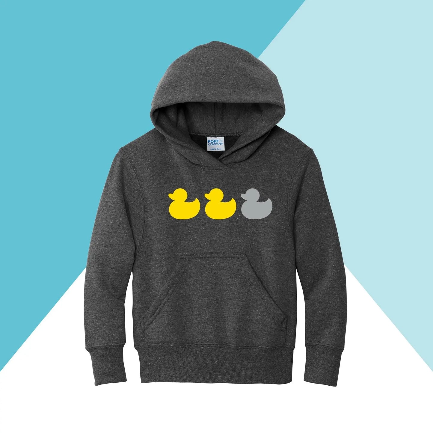 Duck Duck Grey Duck Youth Hoodie Sweatshirt North Owl Apparel