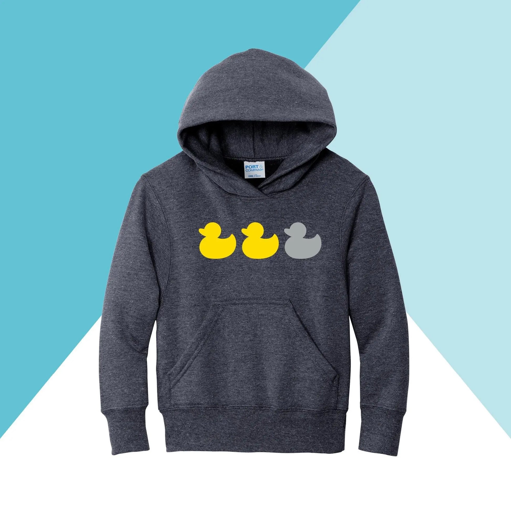 Duck Duck Grey Duck Youth Hoodie Sweatshirt North Owl Apparel