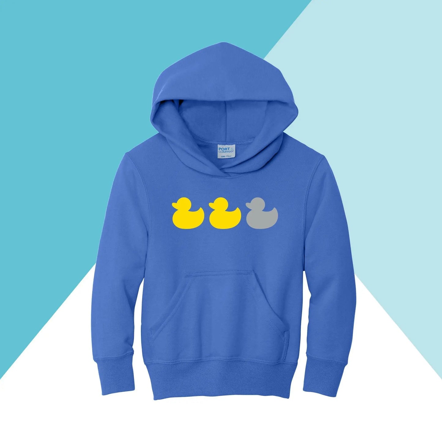 Duck Duck Grey Duck Youth Hoodie Sweatshirt North Owl Apparel