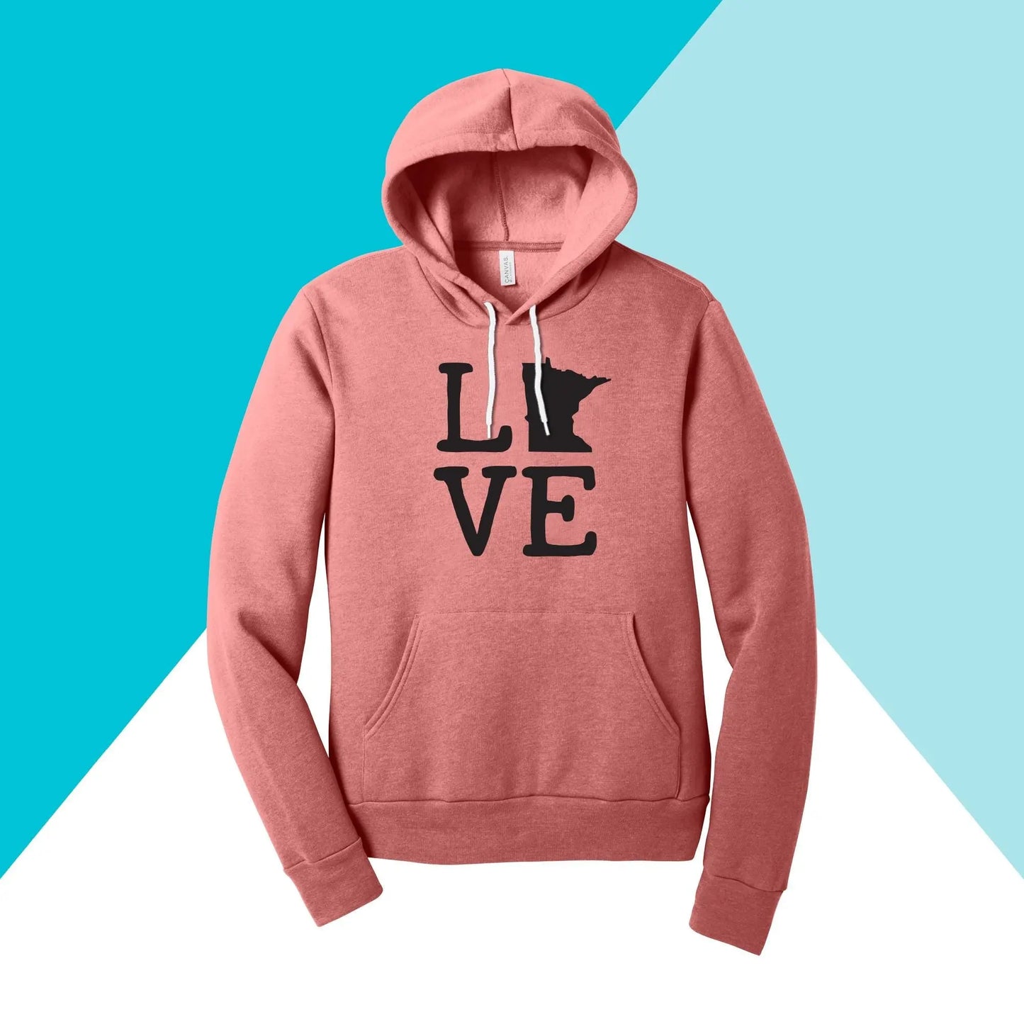 Minnesota Love Unisex Hoodie Sweatshirt North Owl Apparel