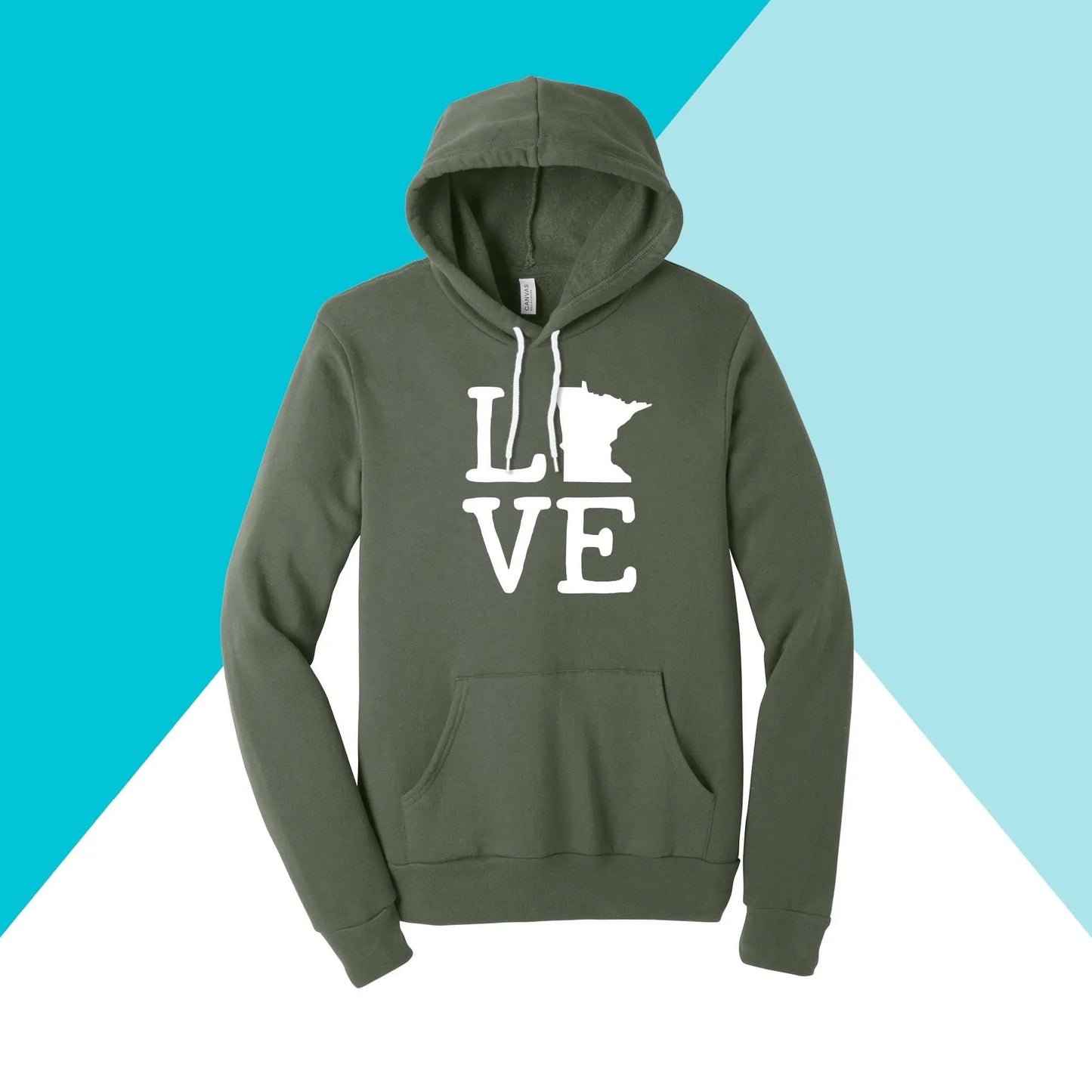 Minnesota Love Unisex Hoodie Sweatshirt North Owl Apparel