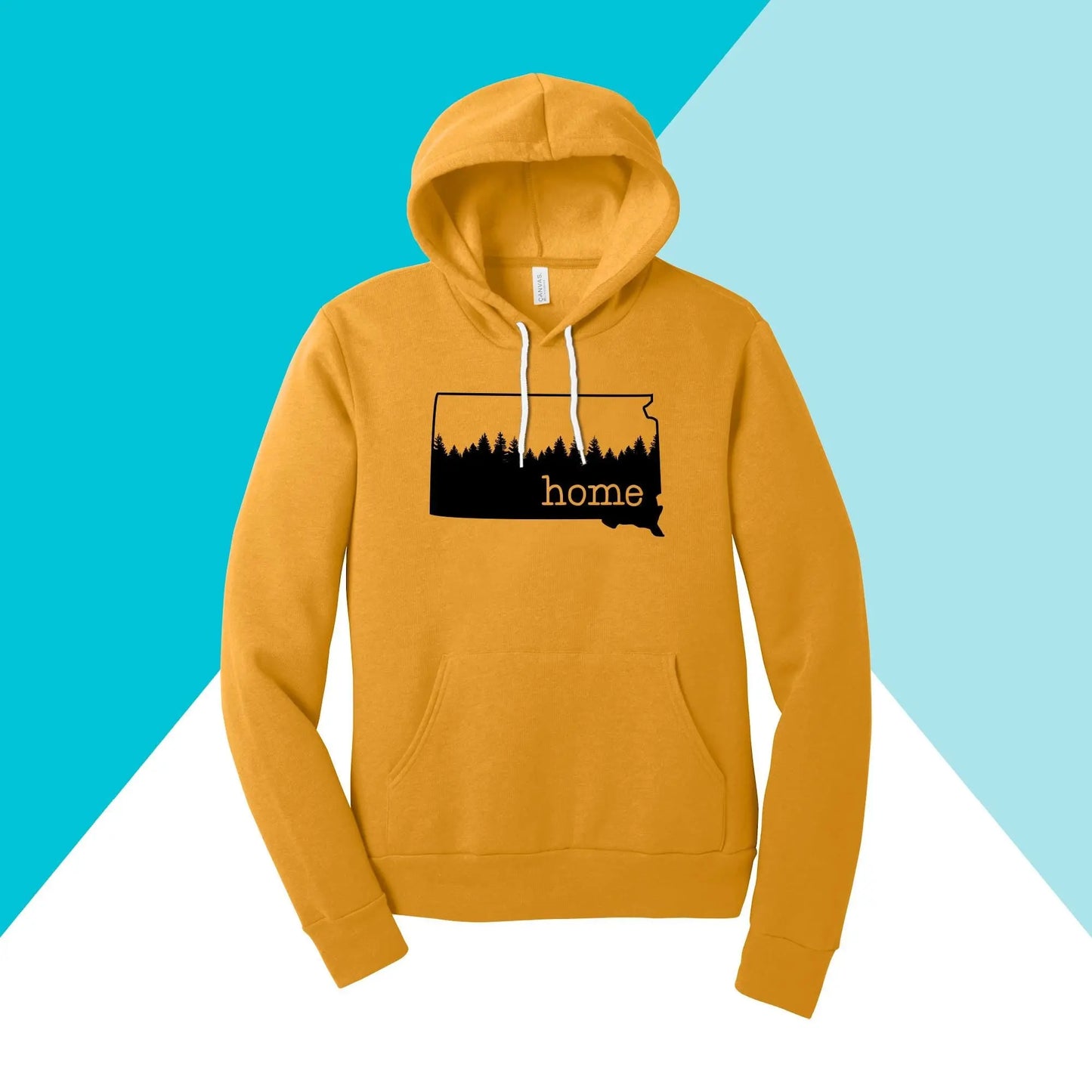 South Dakota Home Pine Trees Unisex Hoodie North Owl Apparel