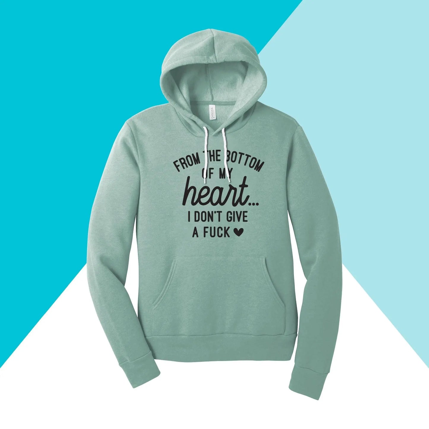 From the Bottom of My Heart... I Don't Give A Fuck Unisex Hoodie Sweatshirt North Owl Apparel
