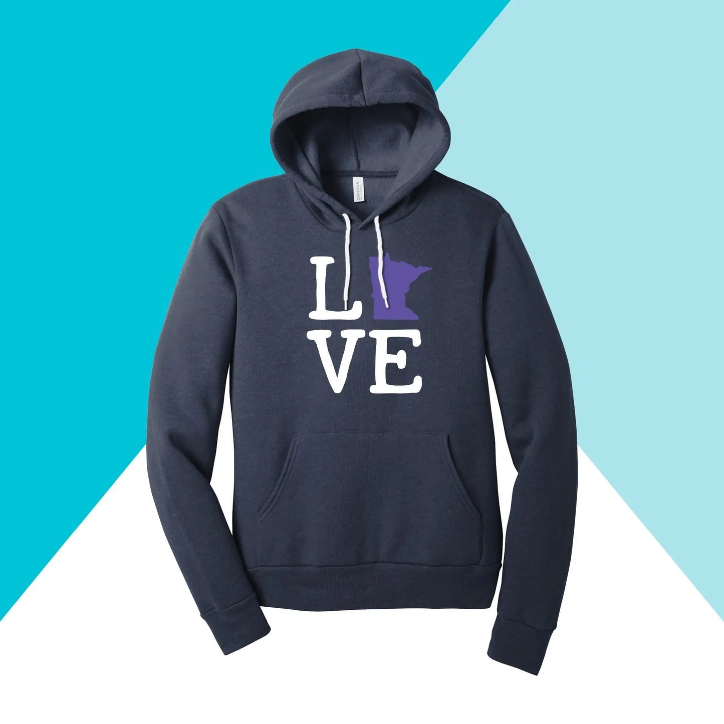 Minnesota Love Unisex Hoodie Sweatshirt North Owl Apparel