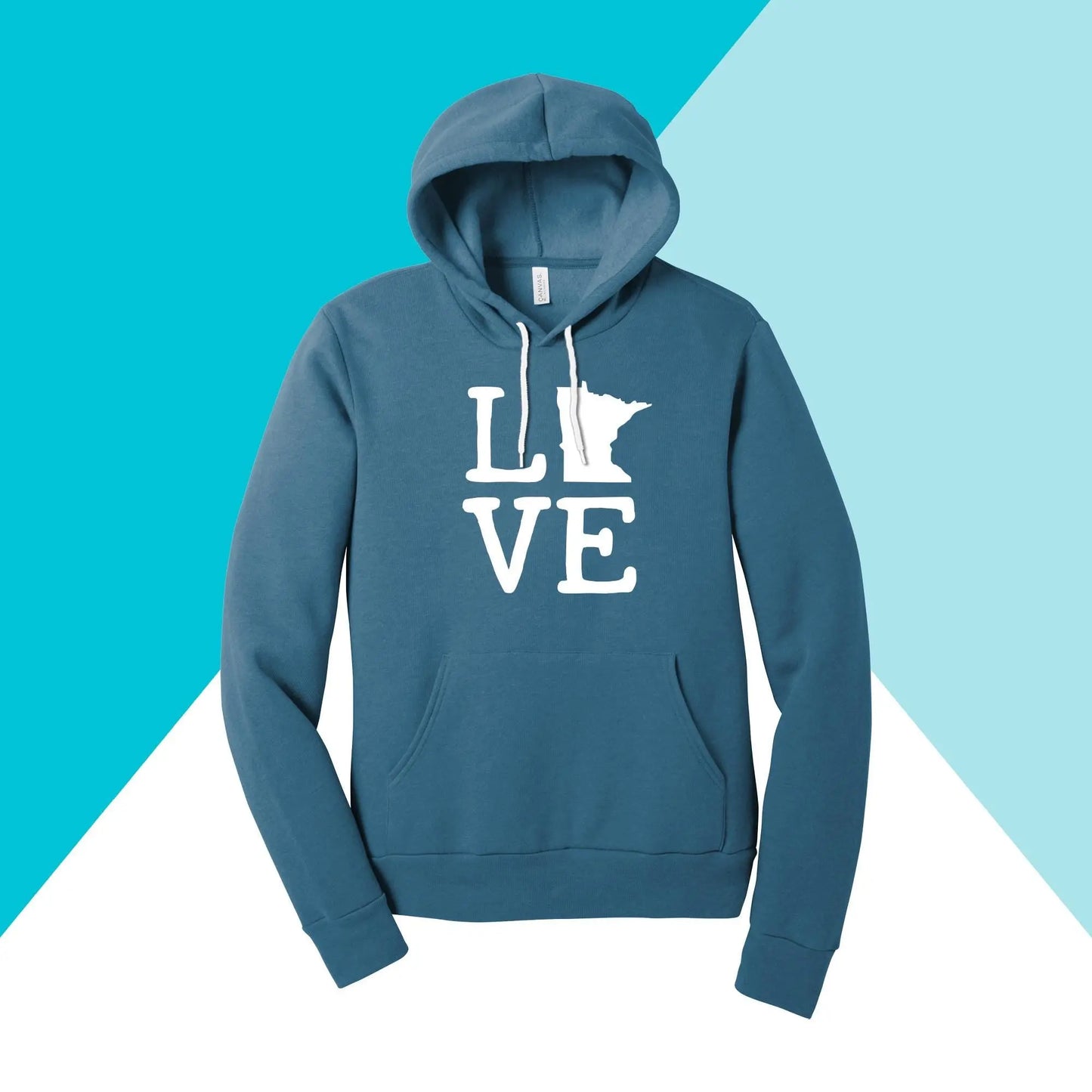 Minnesota Love Unisex Hoodie Sweatshirt North Owl Apparel