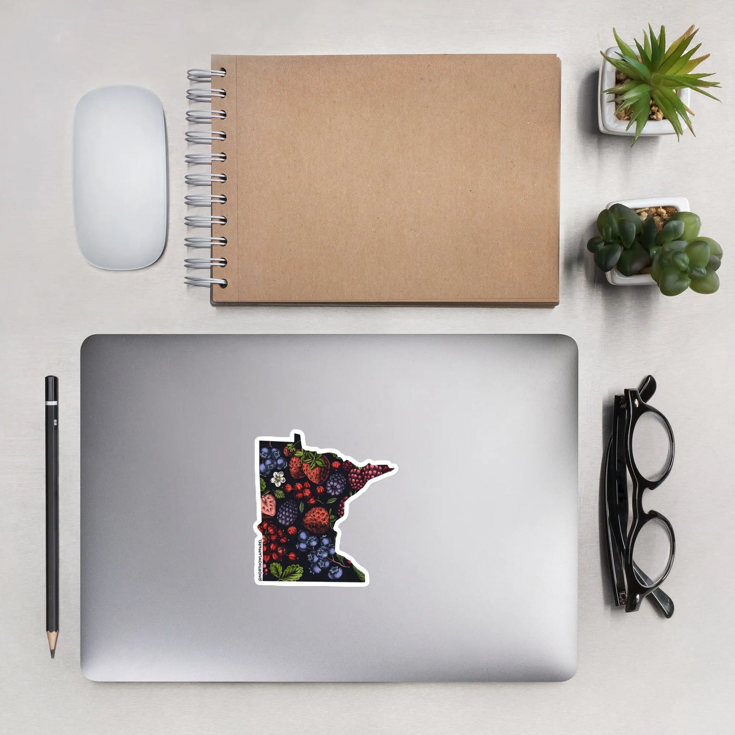 Minnesota Berries Fruit Vinyl Sticker North Owl Apparel