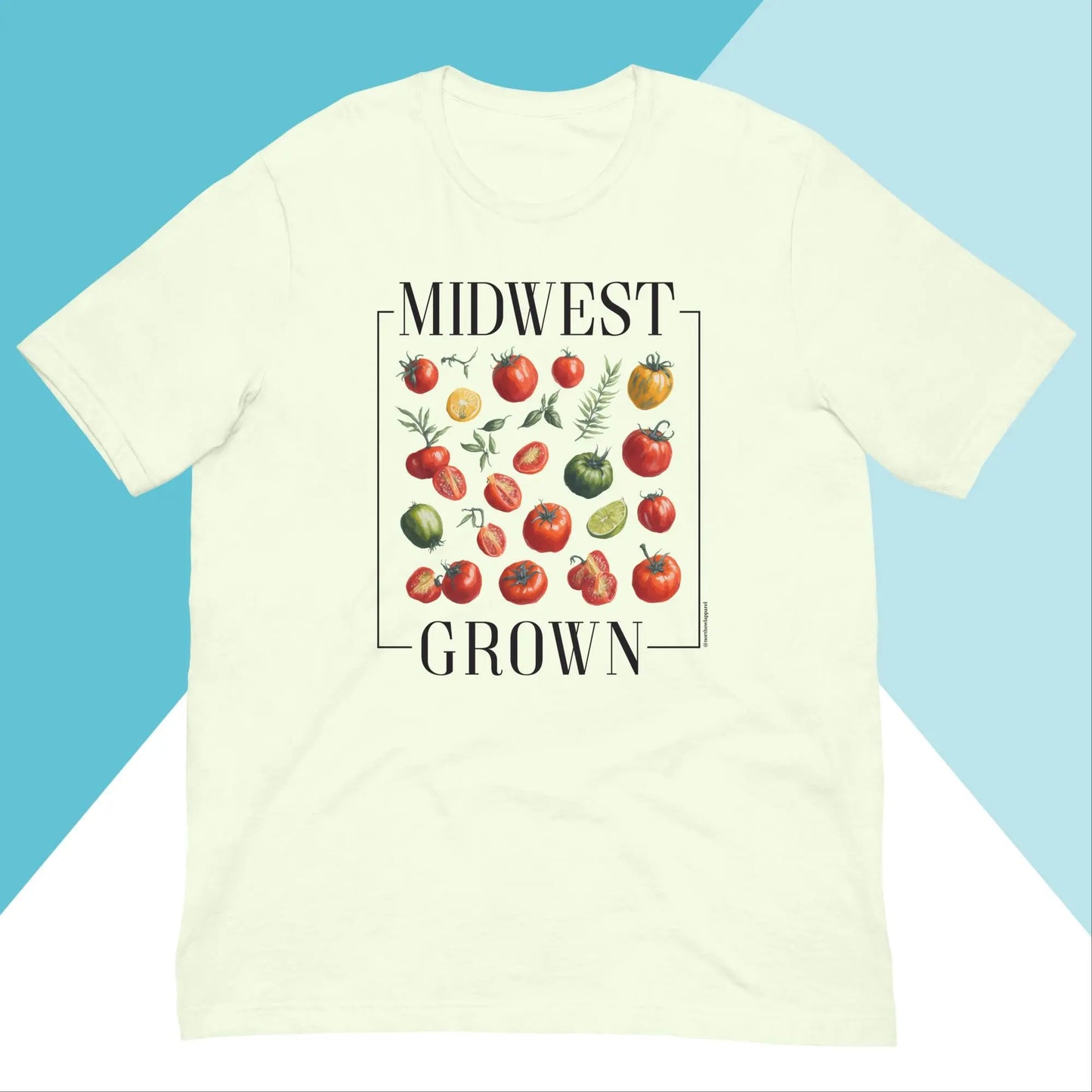 Midwest Grown Heirloom Tomato Summer Unisex Shirt North Owl Apparel