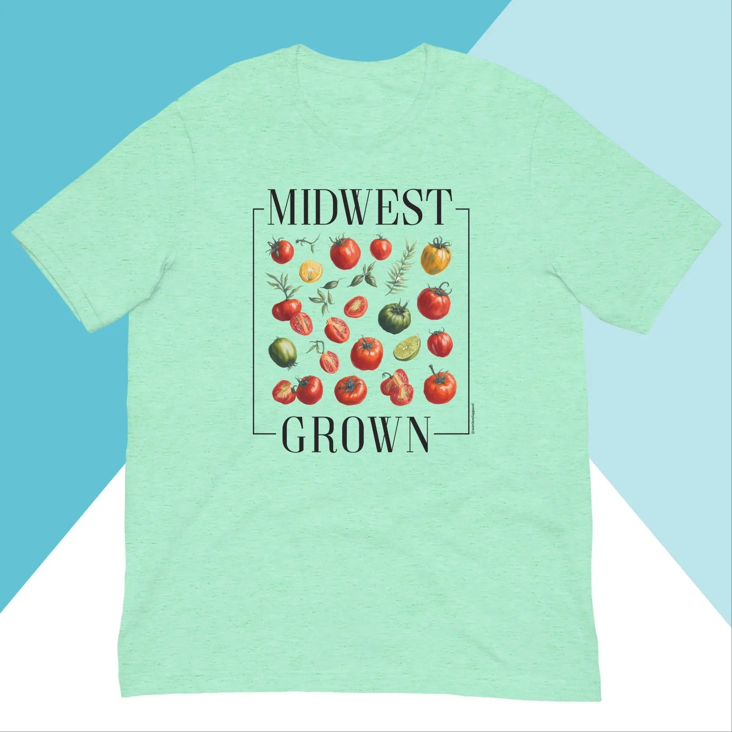 Midwest Grown Heirloom Tomato Summer Unisex Shirt North Owl Apparel