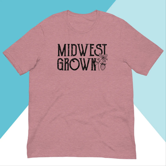 Midwest Grown Strawberry Unisex Shirt North Owl Apparel