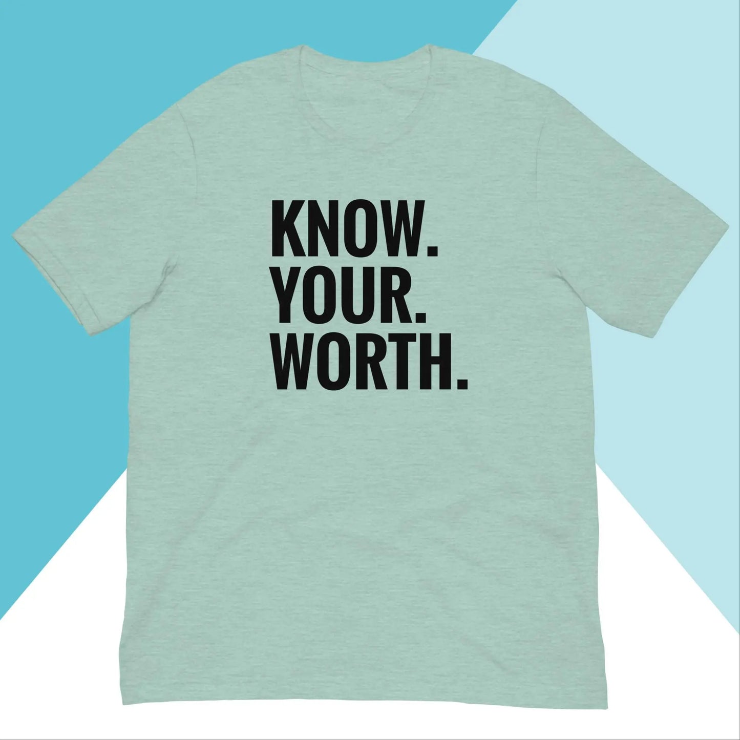 Know Your Worth Unisex Shirt North Owl Apparel