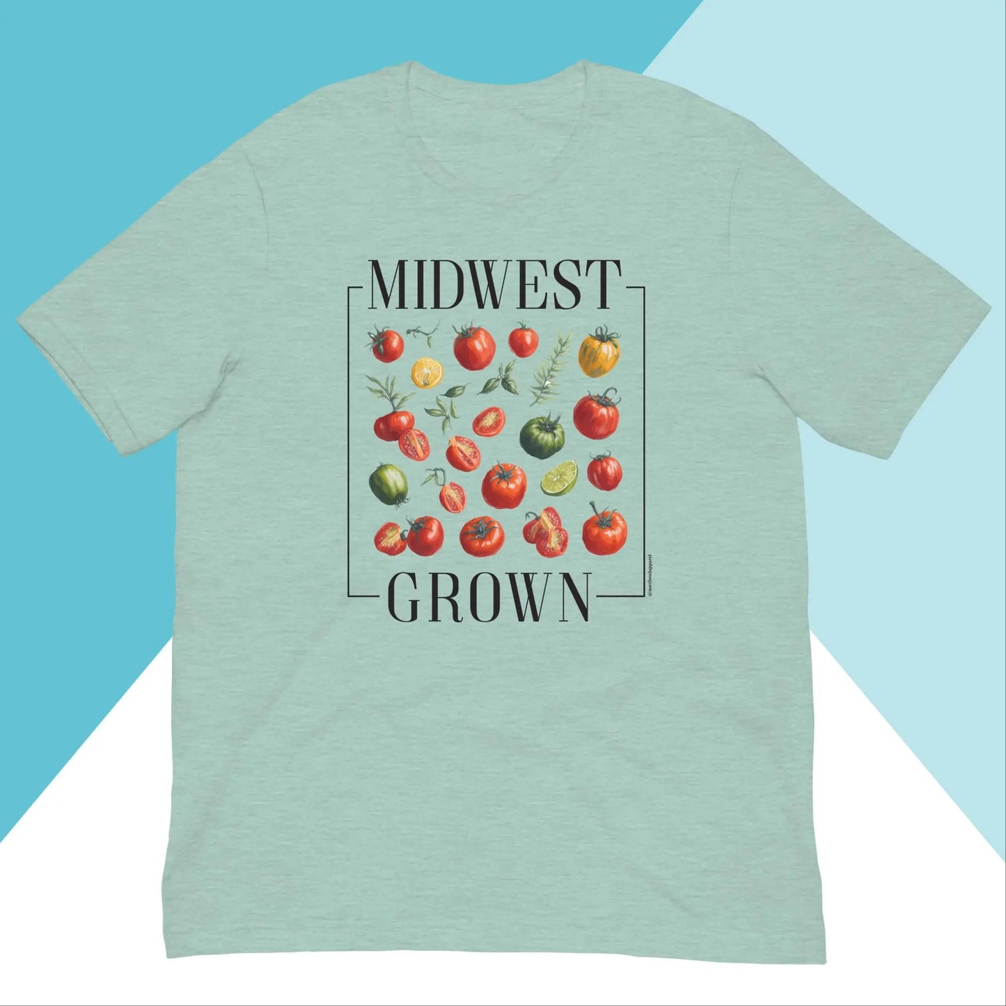 Midwest Grown Heirloom Tomato Summer Unisex Shirt North Owl Apparel