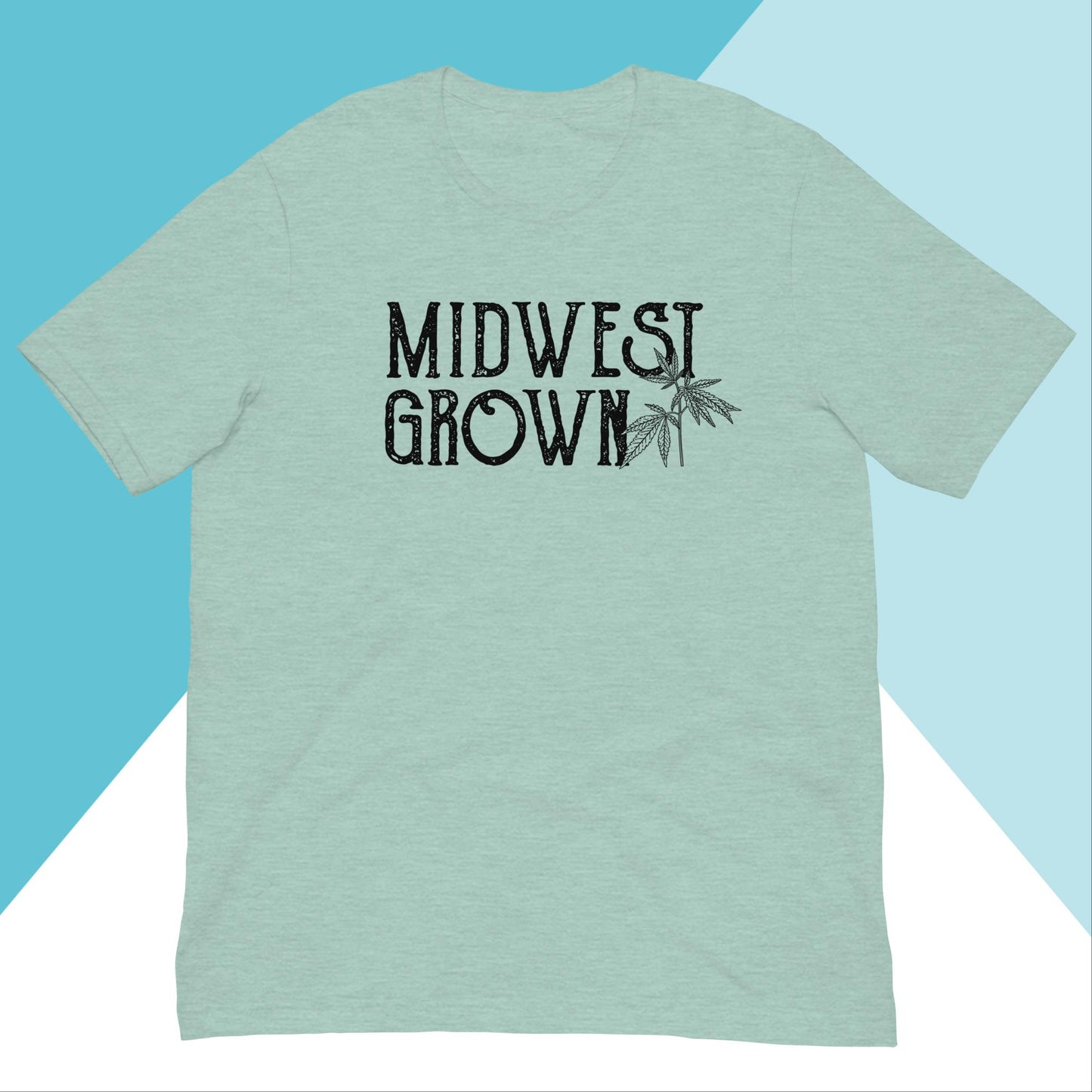 Midwest Grown Marijuana Weed Plant Unisex Shirt North Owl Apparel