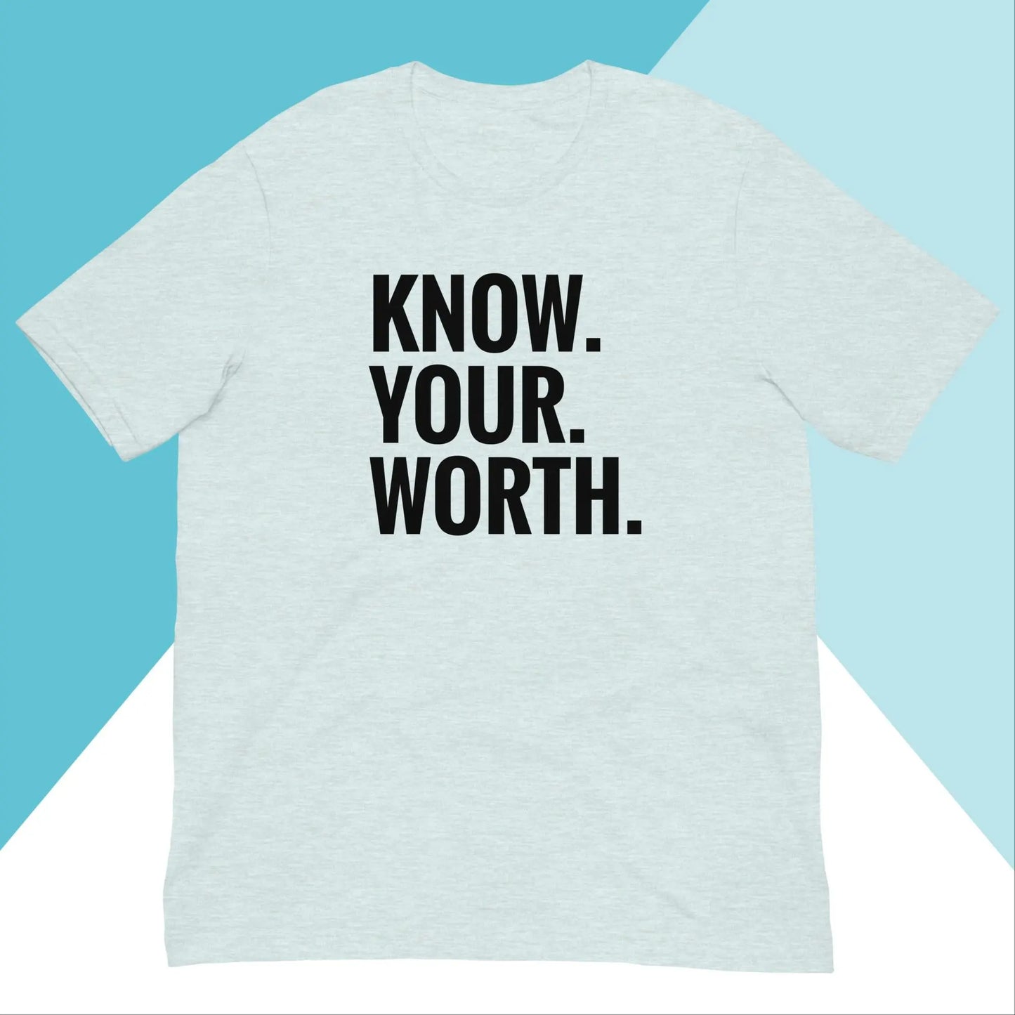 Know Your Worth Unisex Shirt North Owl Apparel