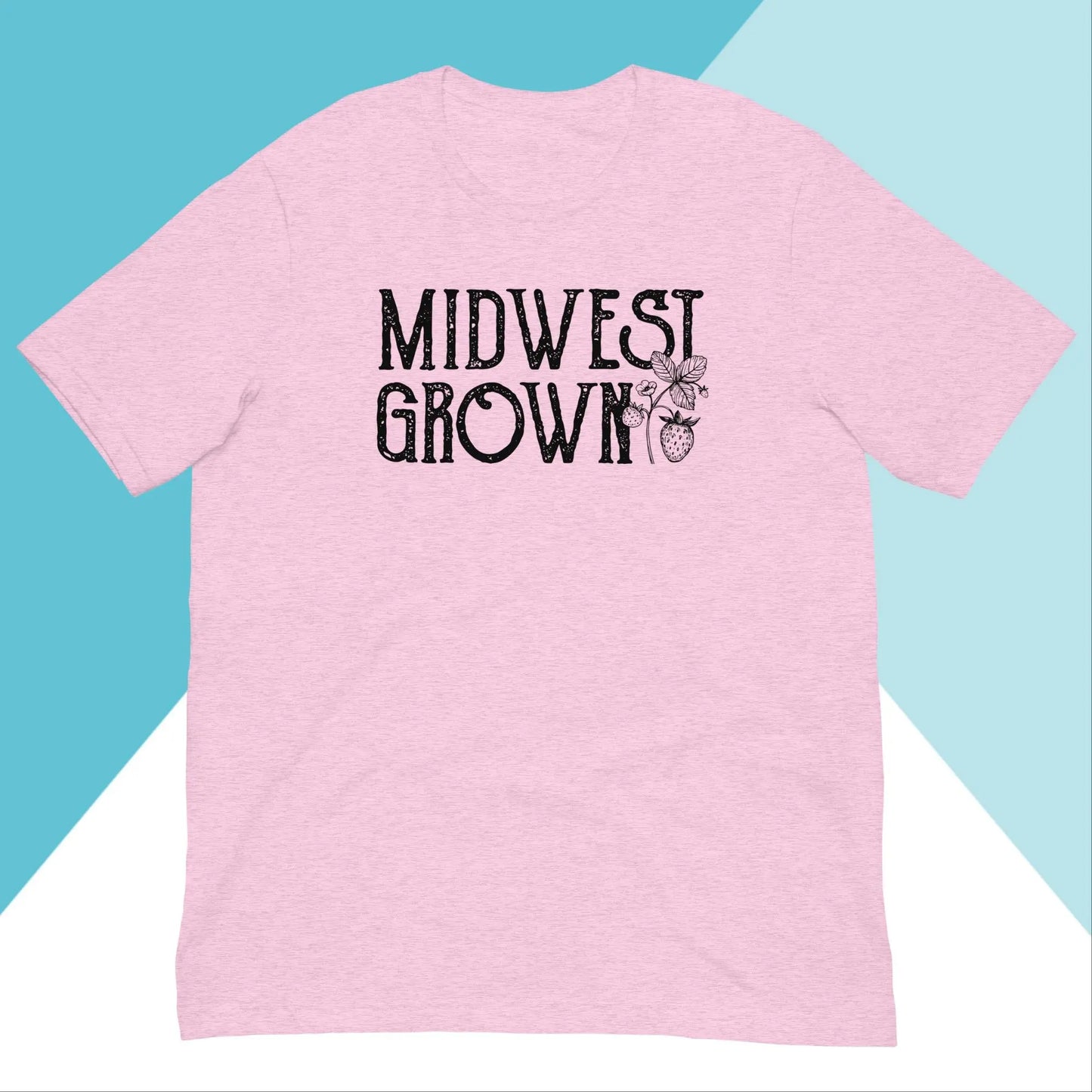 Midwest Grown Strawberry Unisex Shirt North Owl Apparel