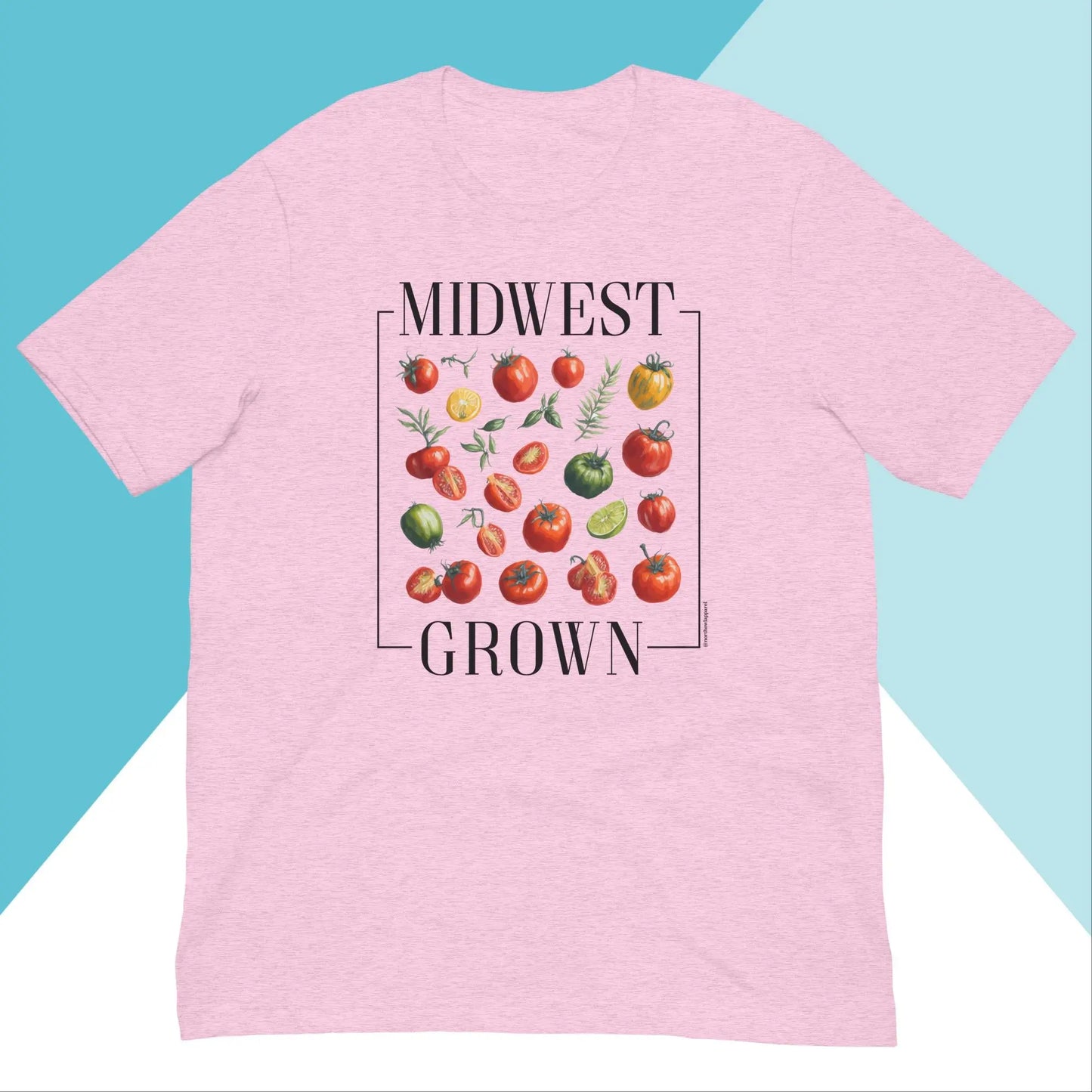 Midwest Grown Heirloom Tomato Summer Unisex Shirt North Owl Apparel