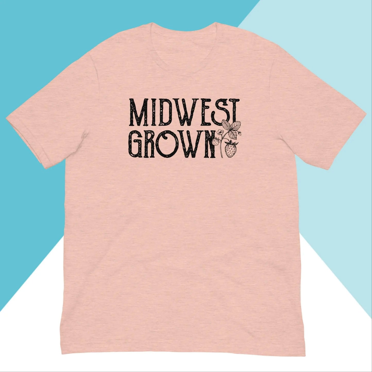 Midwest Grown Strawberry Unisex Shirt North Owl Apparel
