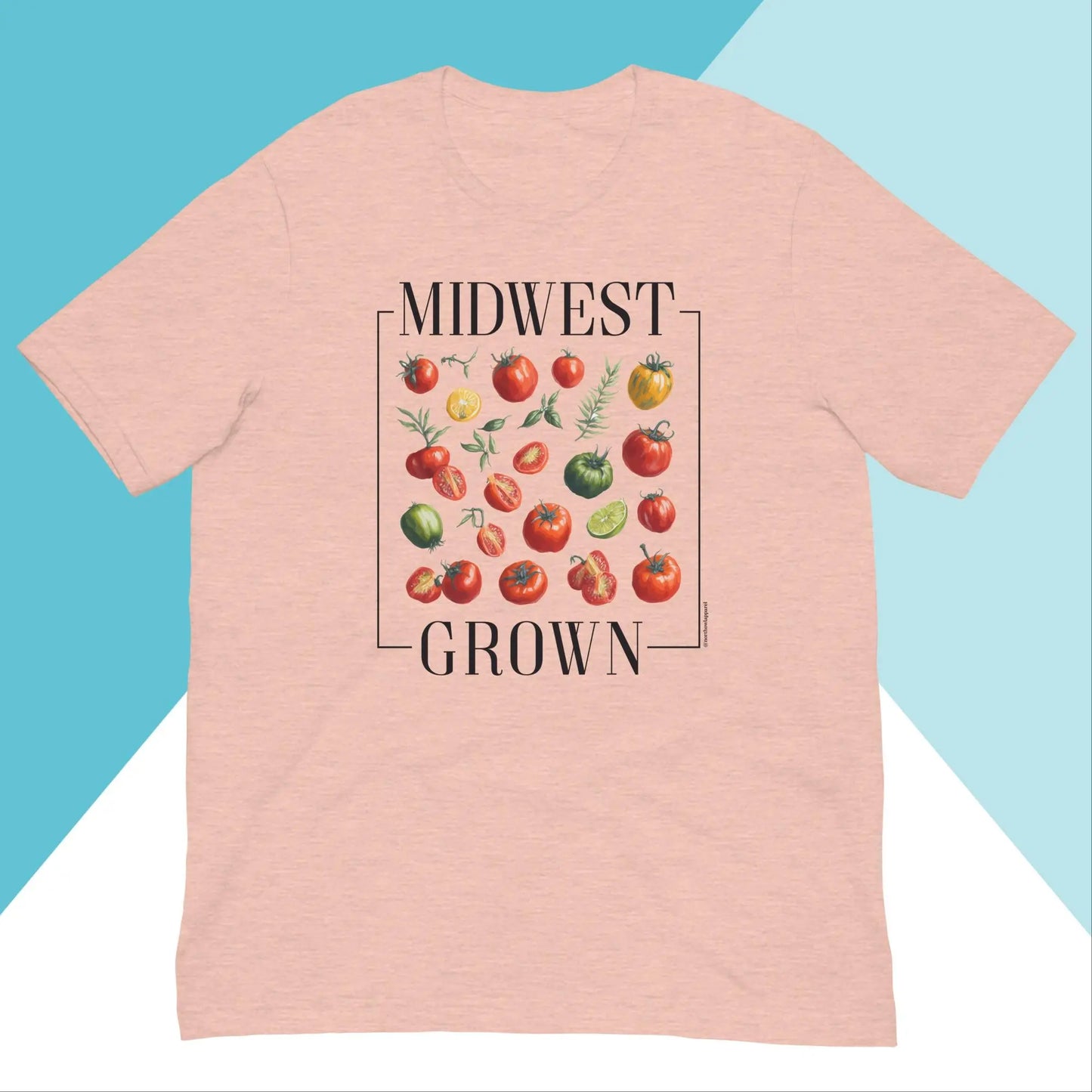 Midwest Grown Heirloom Tomato Summer Unisex Shirt North Owl Apparel