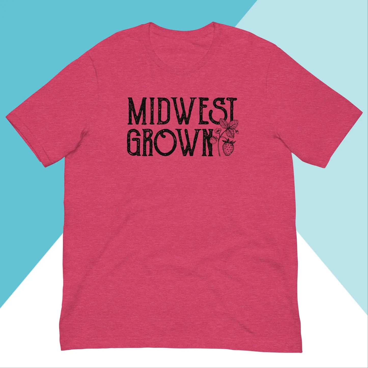 Midwest Grown Strawberry Unisex Shirt North Owl Apparel