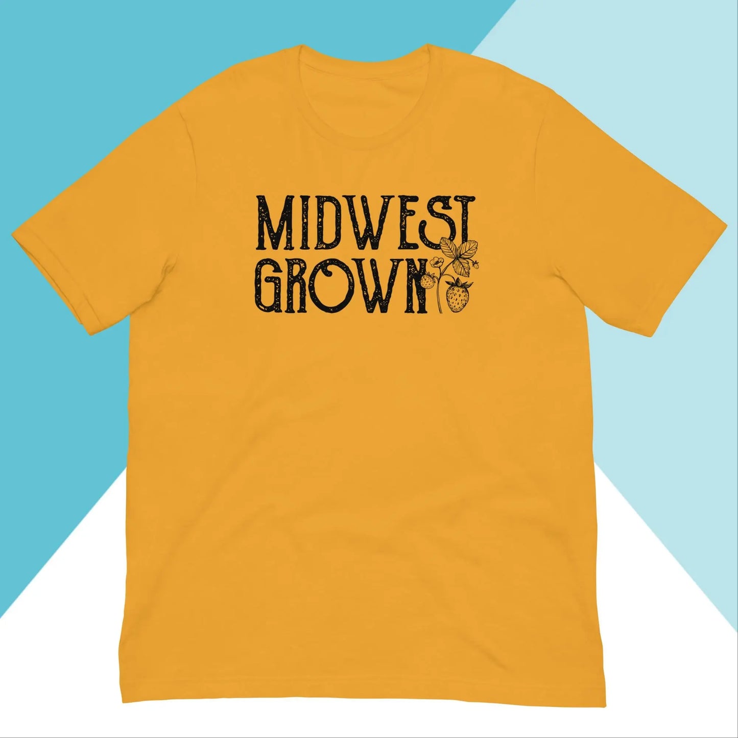 Midwest Grown Strawberry Unisex Shirt North Owl Apparel