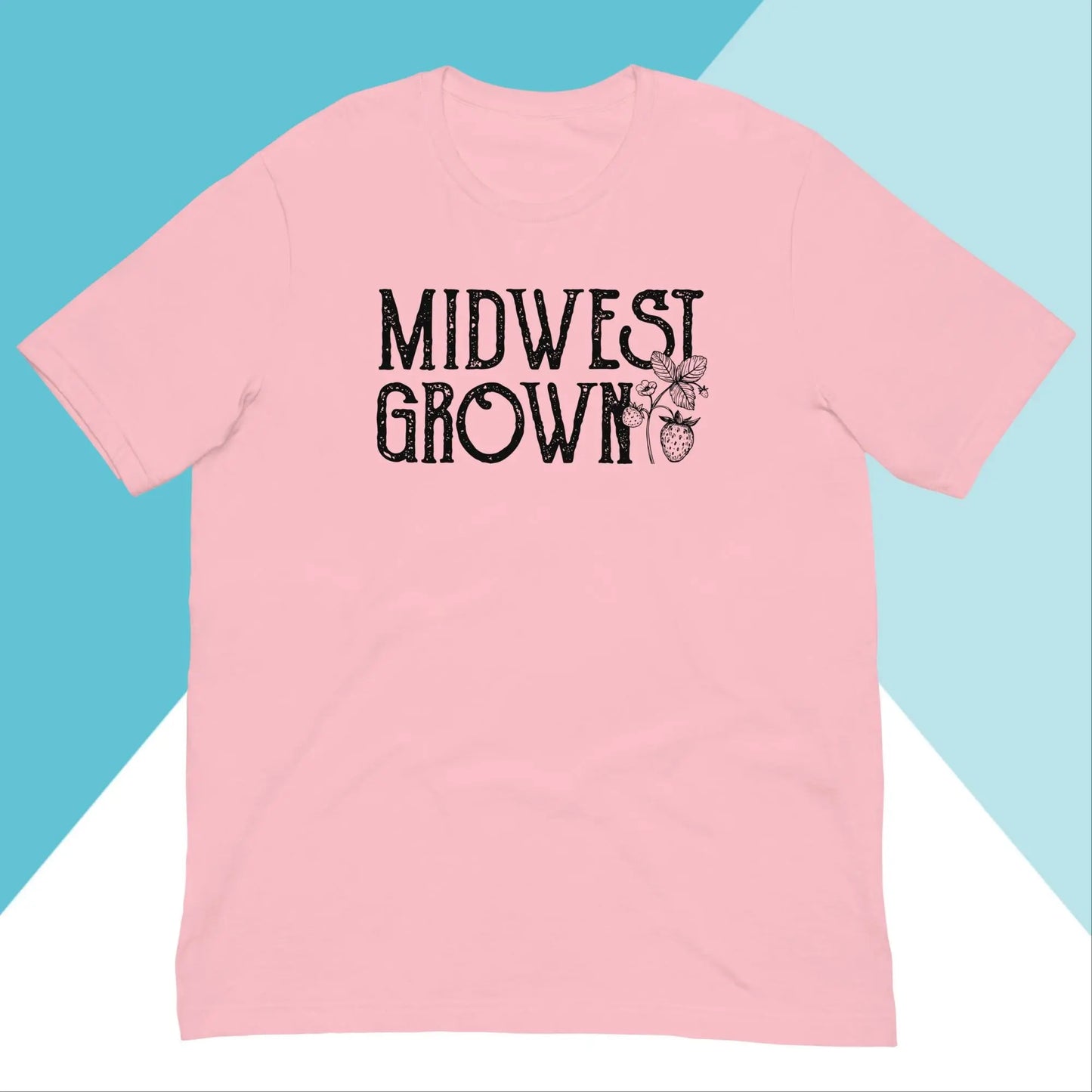Midwest Grown Strawberry Unisex Shirt North Owl Apparel