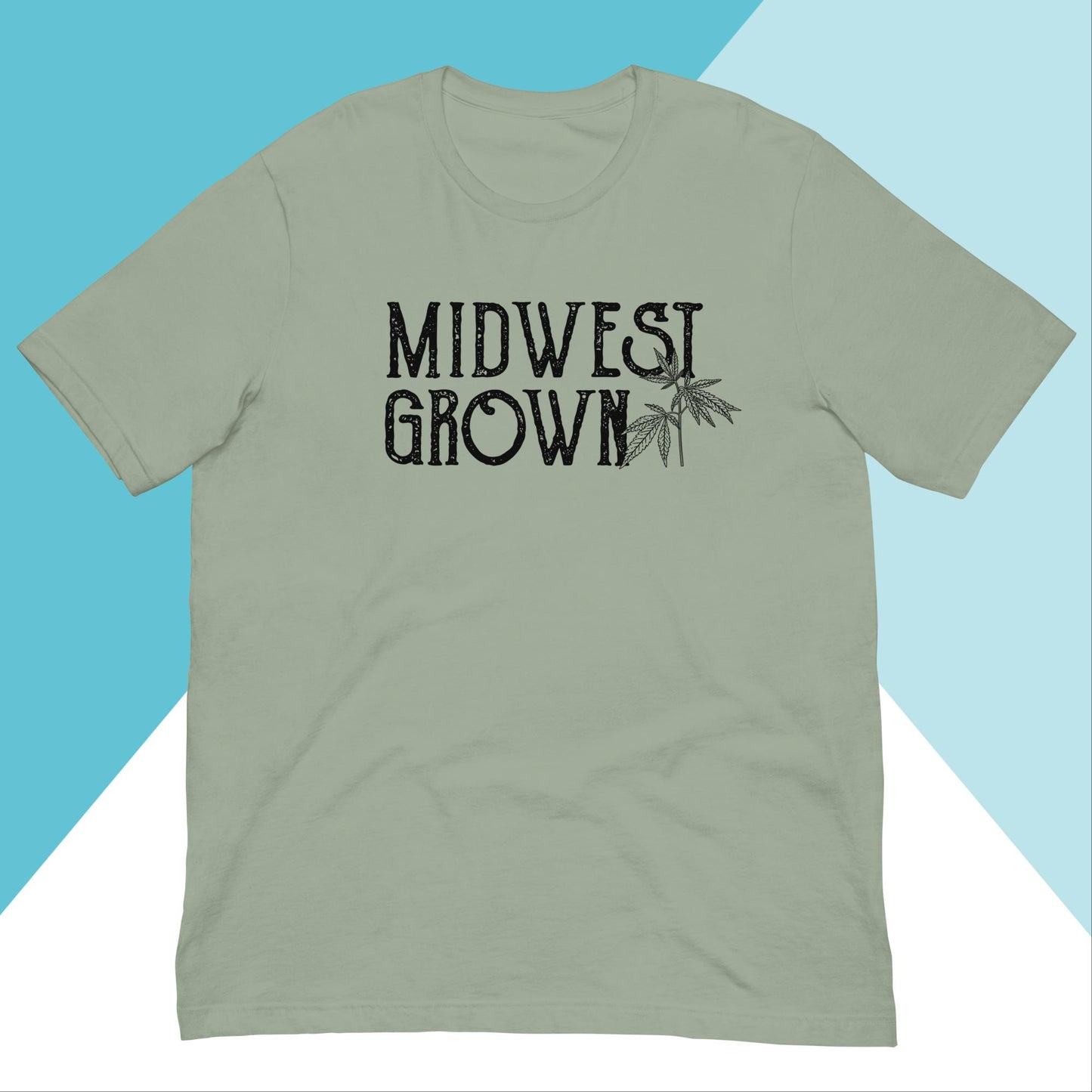 Midwest Grown Marijuana Weed Plant Unisex Shirt North Owl Apparel