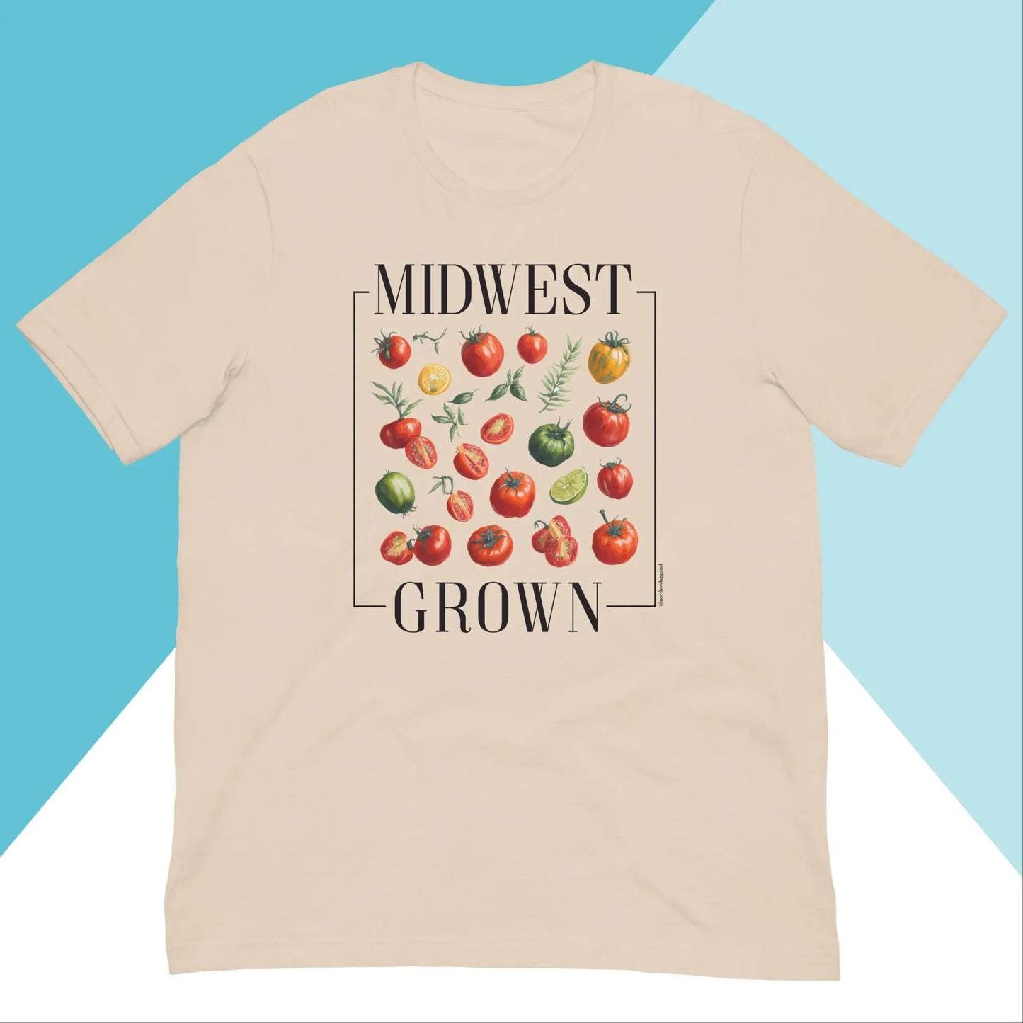 Midwest Grown Heirloom Tomato Summer Unisex Shirt North Owl Apparel