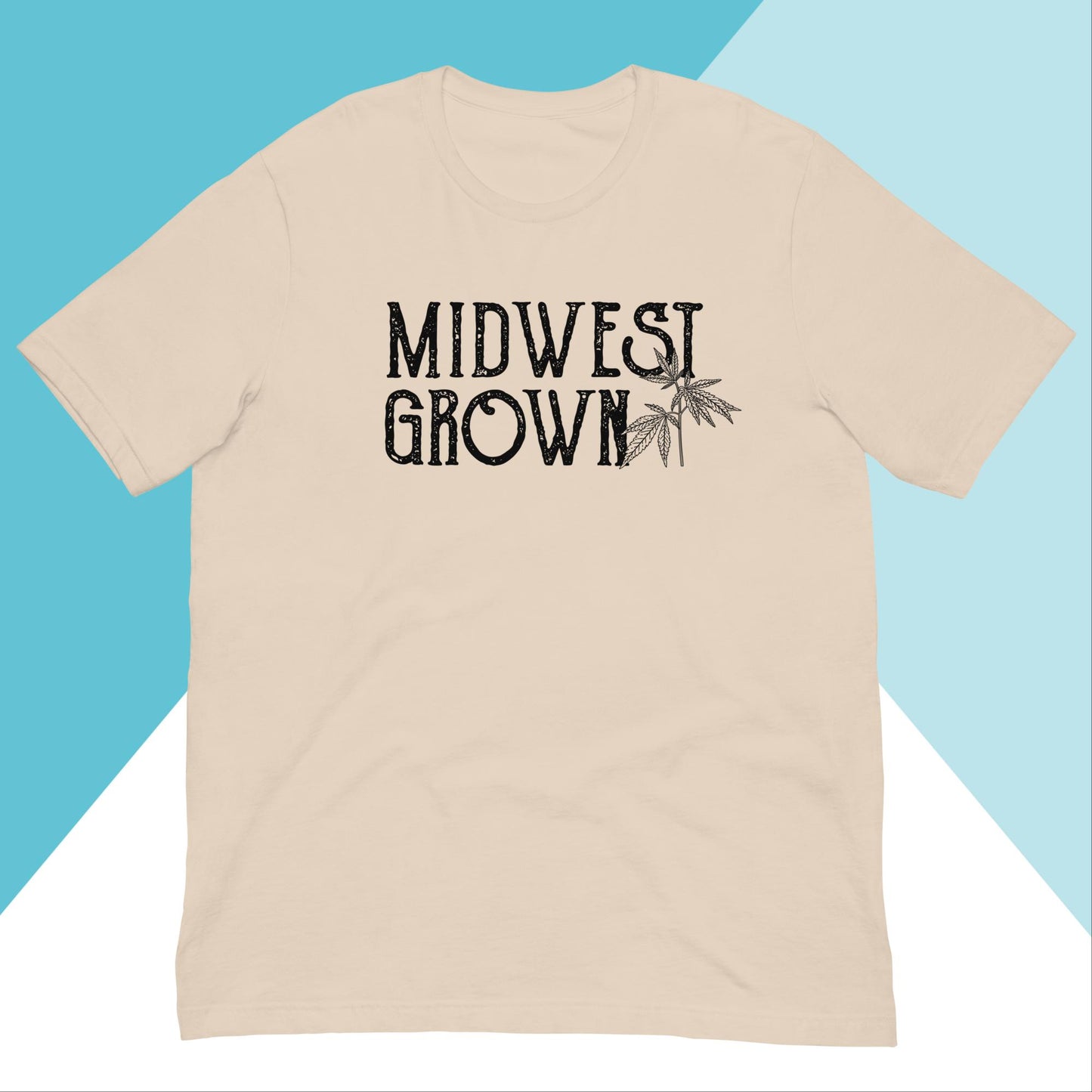 Midwest Grown Marijuana Weed Plant Unisex Shirt North Owl Apparel