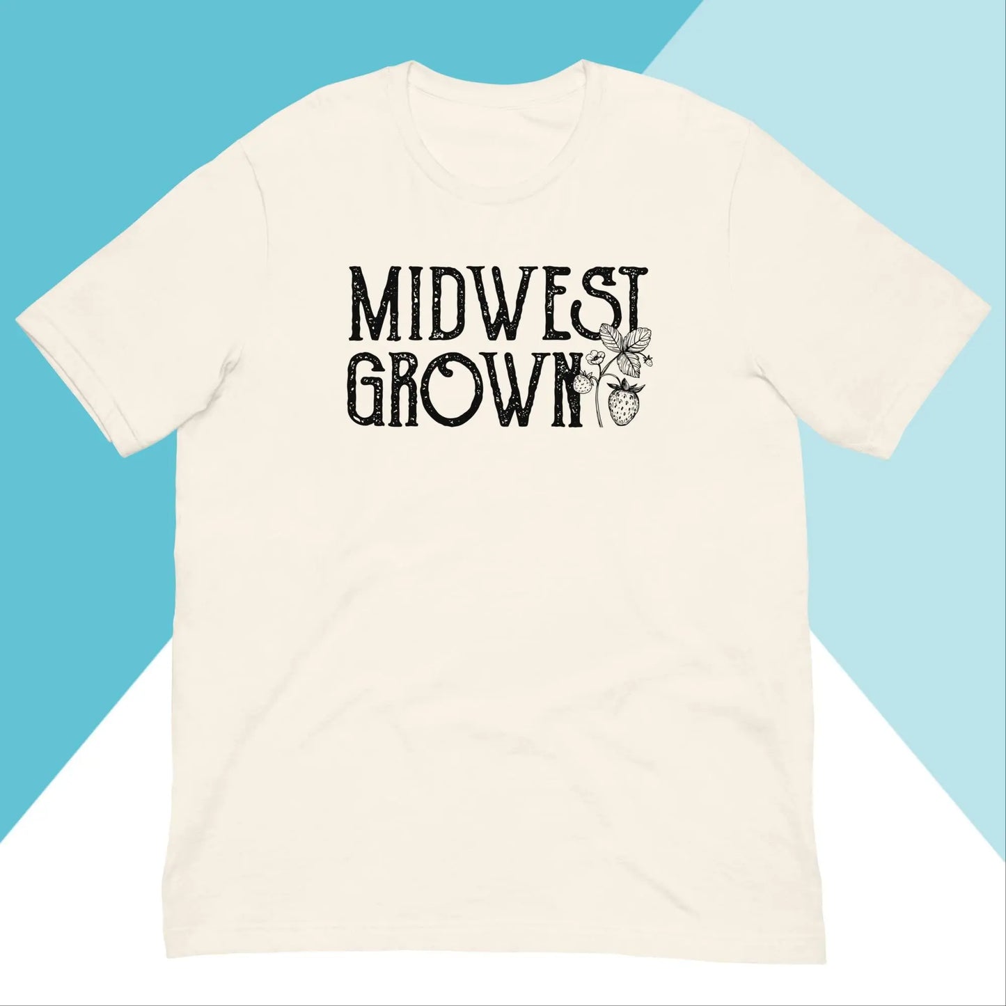 Midwest Grown Strawberry Unisex Shirt North Owl Apparel